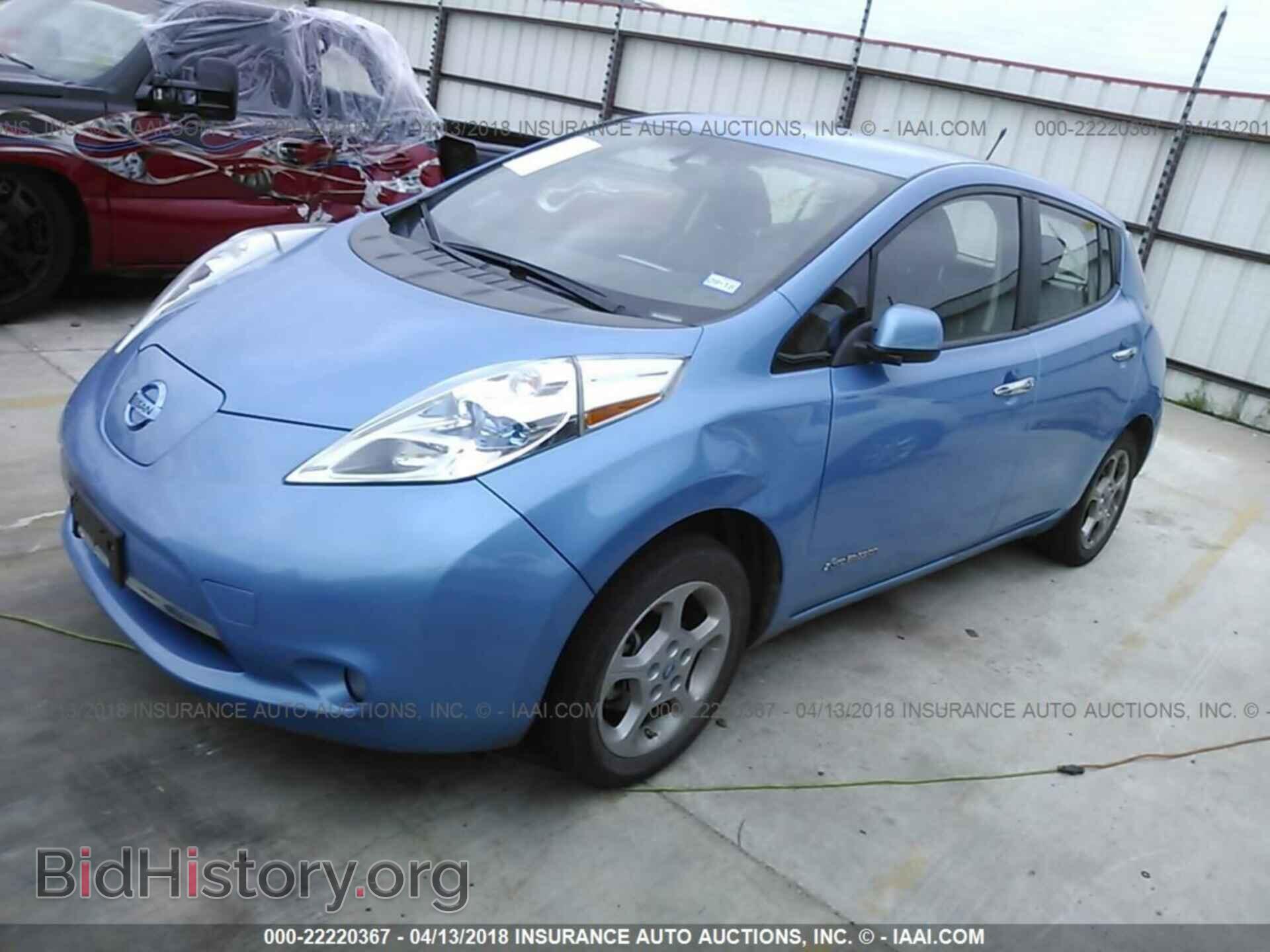 2013 Nissan Leaf - VIN: 1N4AZ0CP1DC407662 - Фото 2