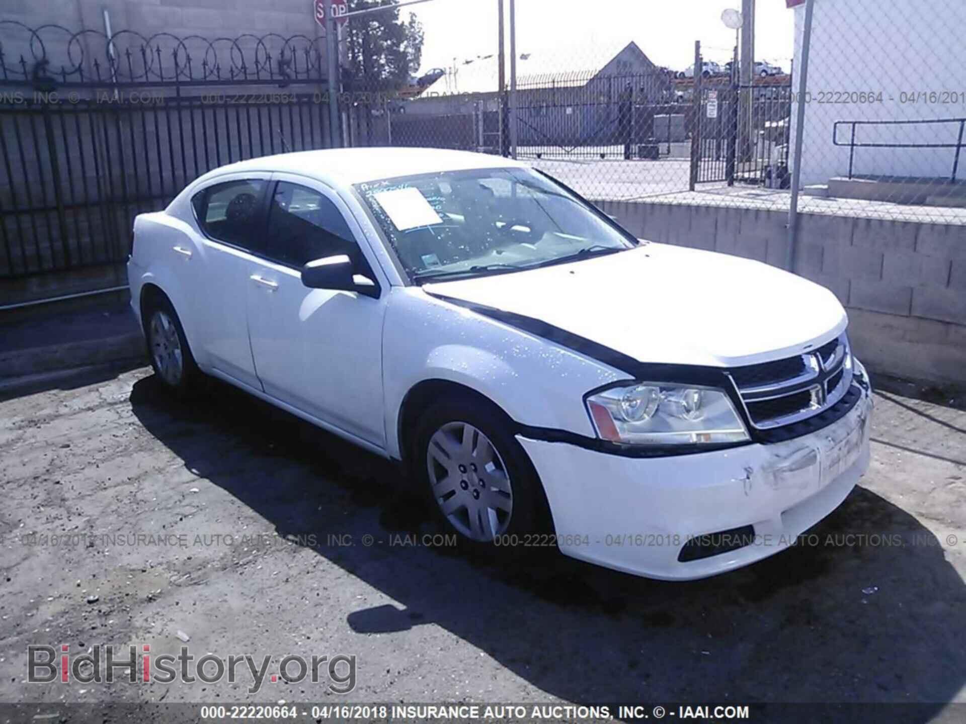 Photo 1C3CDZAB3CN173206 - Dodge Avenger 2012