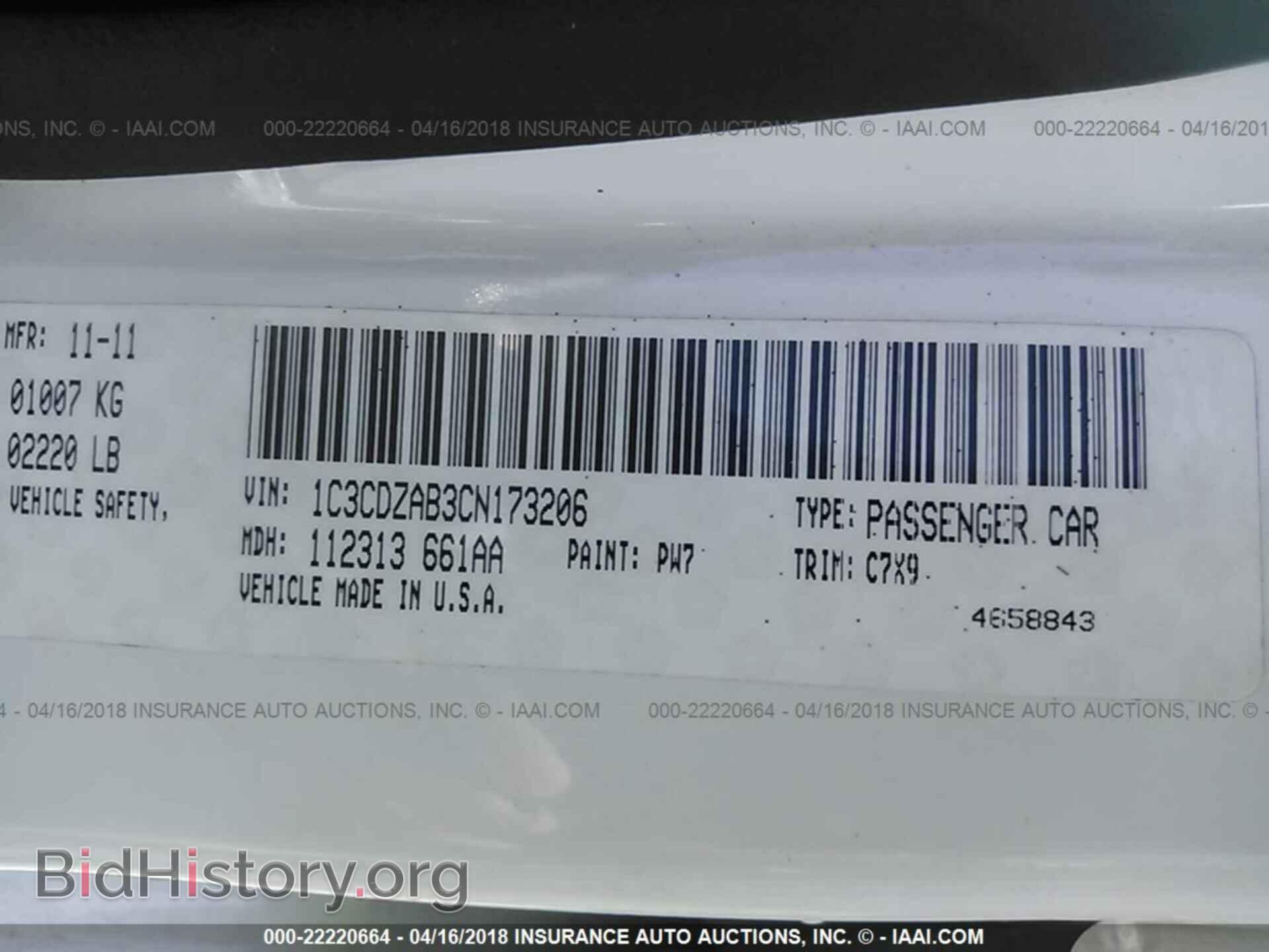 2012 Dodge Avenger - VIN: 1C3CDZAB3CN173206 - Photo 9
