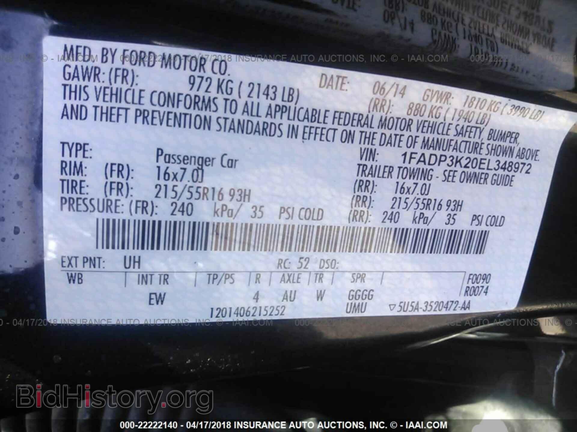 2014 Ford Focus - VIN: 1FADP3K20EL348972 - Photo 9