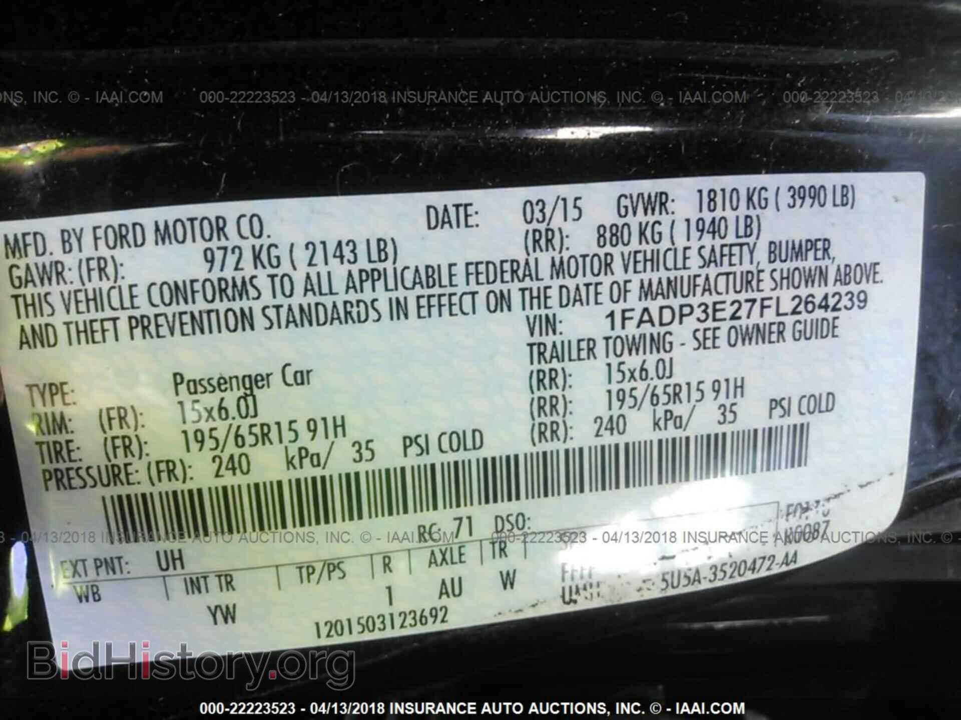 2015 Ford Focus - VIN: 1FADP3E27FL264239 - Photo 9