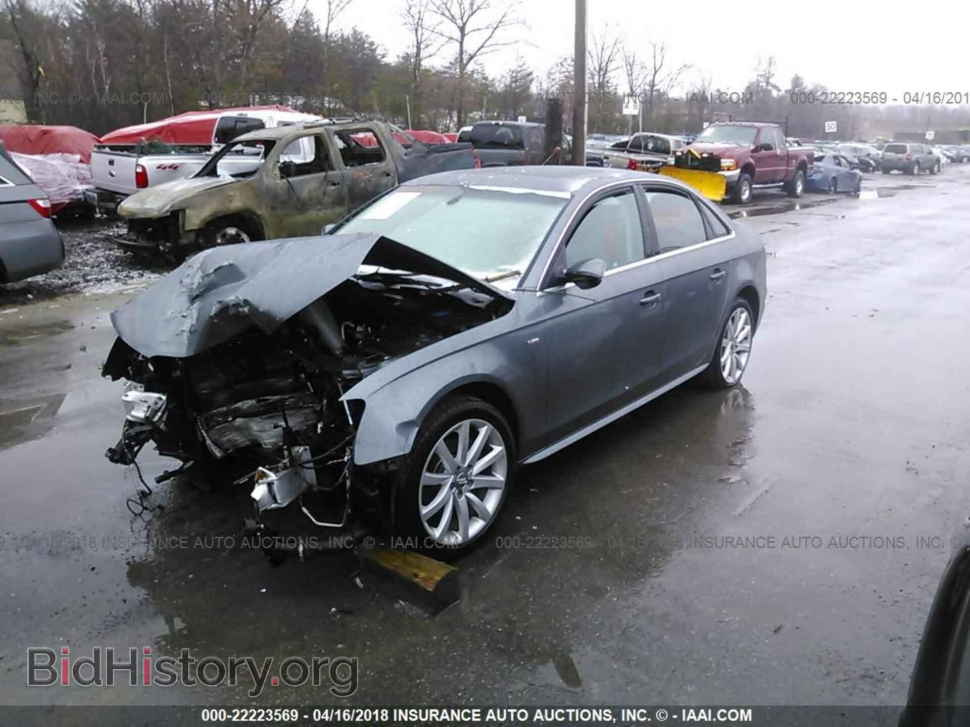 2014 Audi A4 - VIN: WAUBFAFL9EN020382 - Фото 2