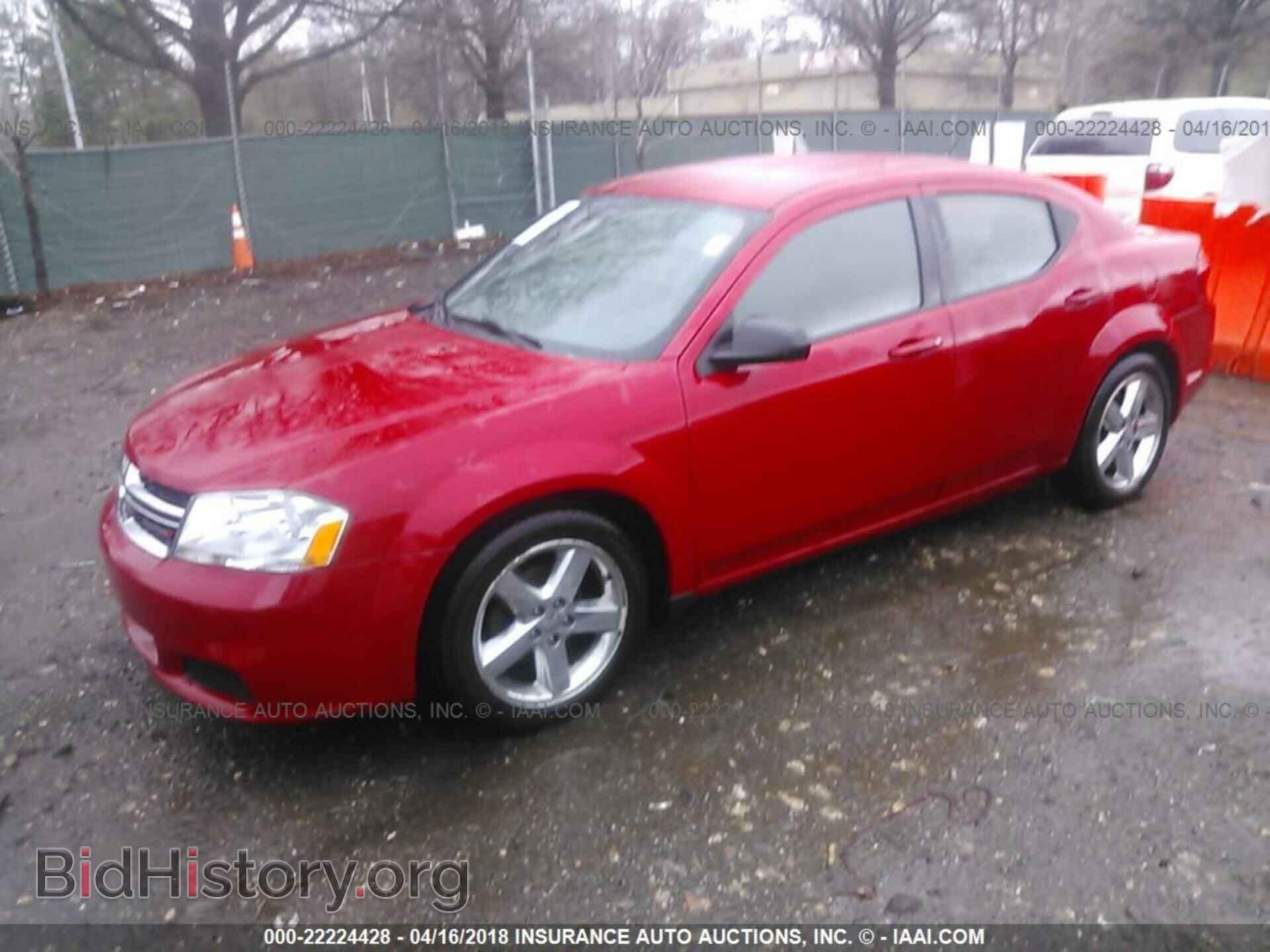 2013 Dodge Avenger - VIN: 1C3CDZAB1DN611044 - Фото 2