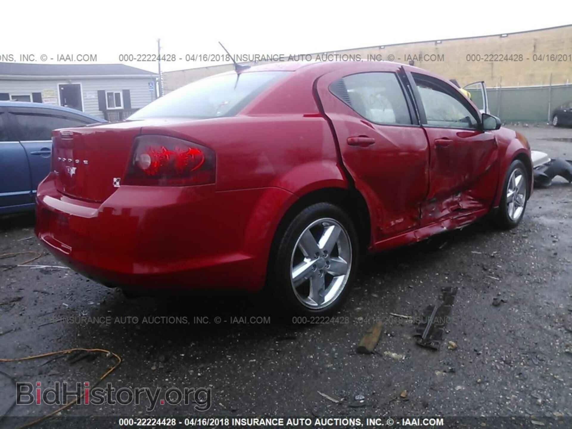 2013 Dodge Avenger - VIN: 1C3CDZAB1DN611044 - Фото 4