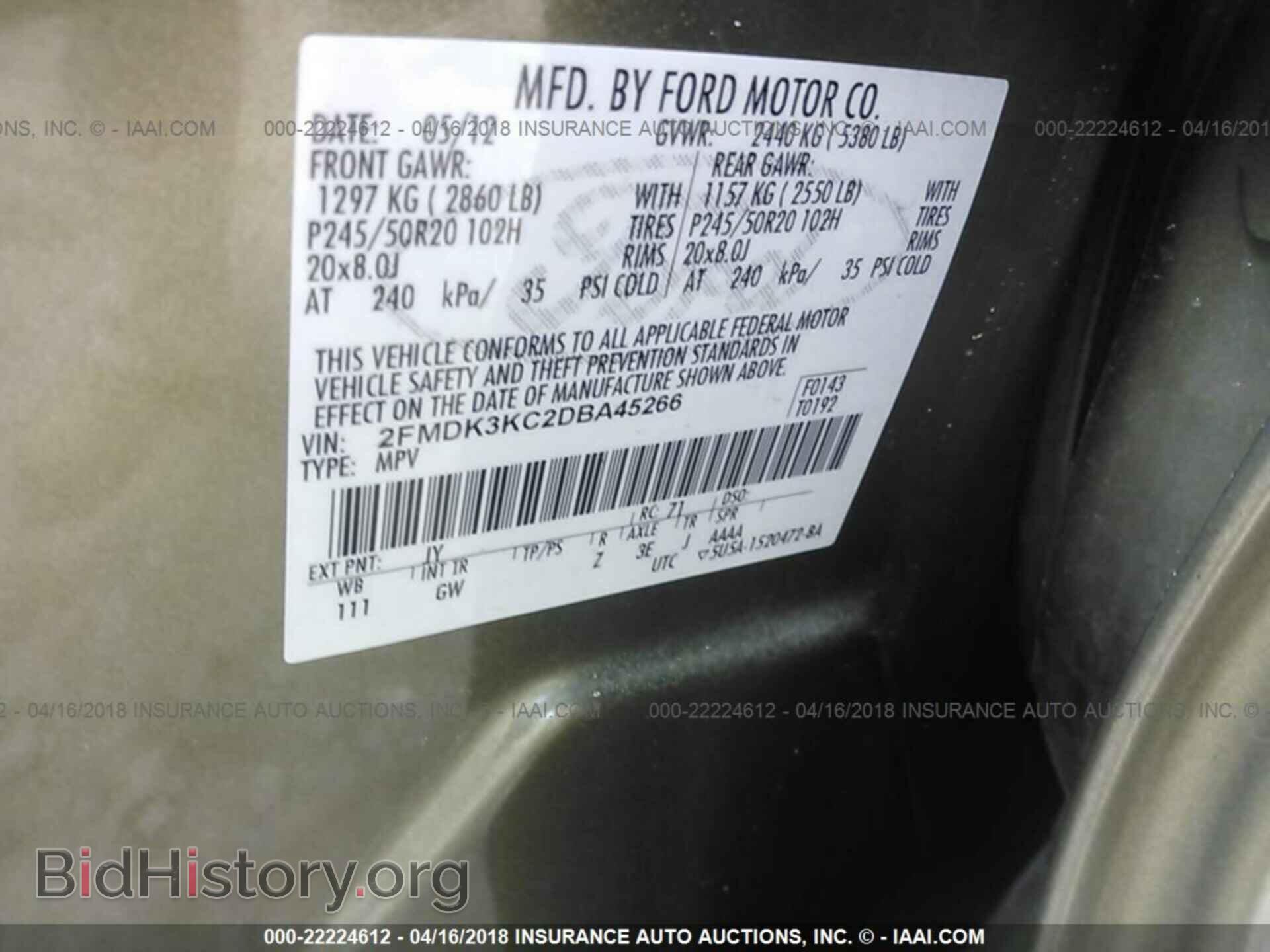 2013 Ford Edge - VIN: 2FMDK3KC2DBA45266 - Photo 8