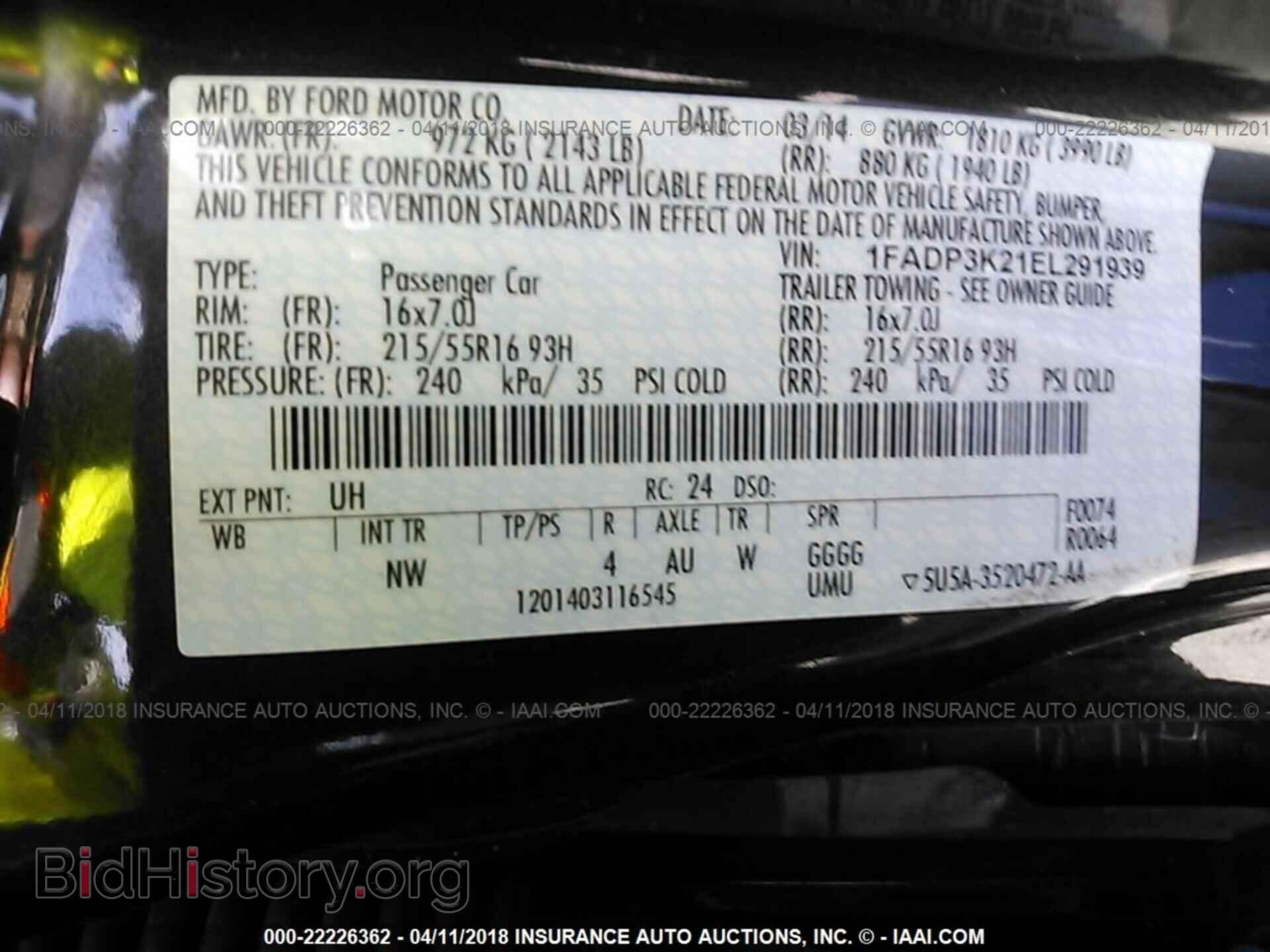 2014 Ford Focus - VIN: 1FADP3K21EL291939 - Photo 9