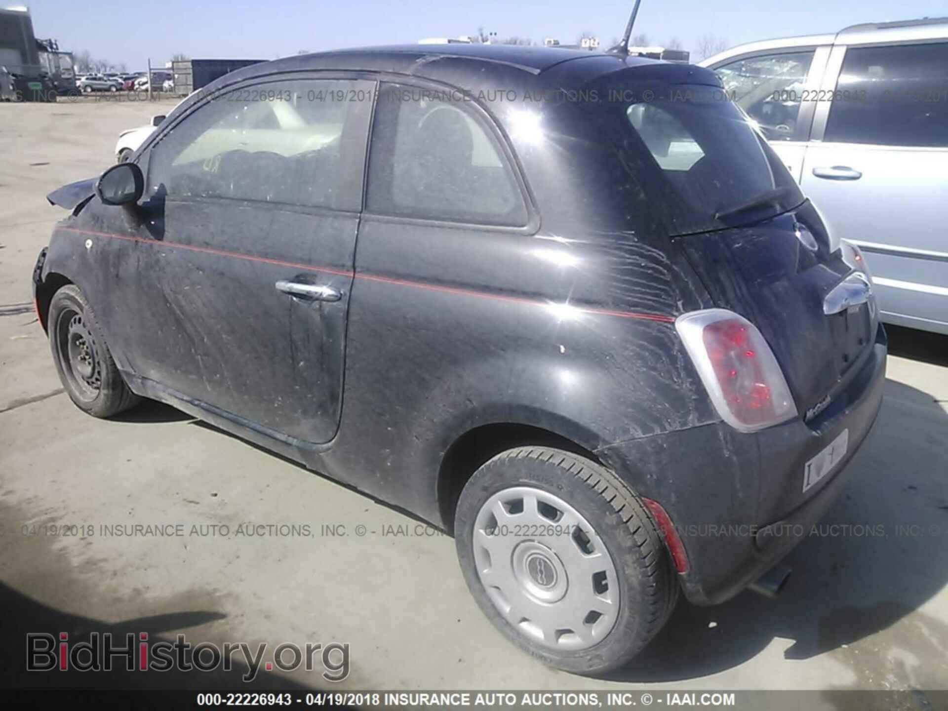 2012 Fiat 500 - VIN: 3C3CFFAR0CT339803 - Фото 3