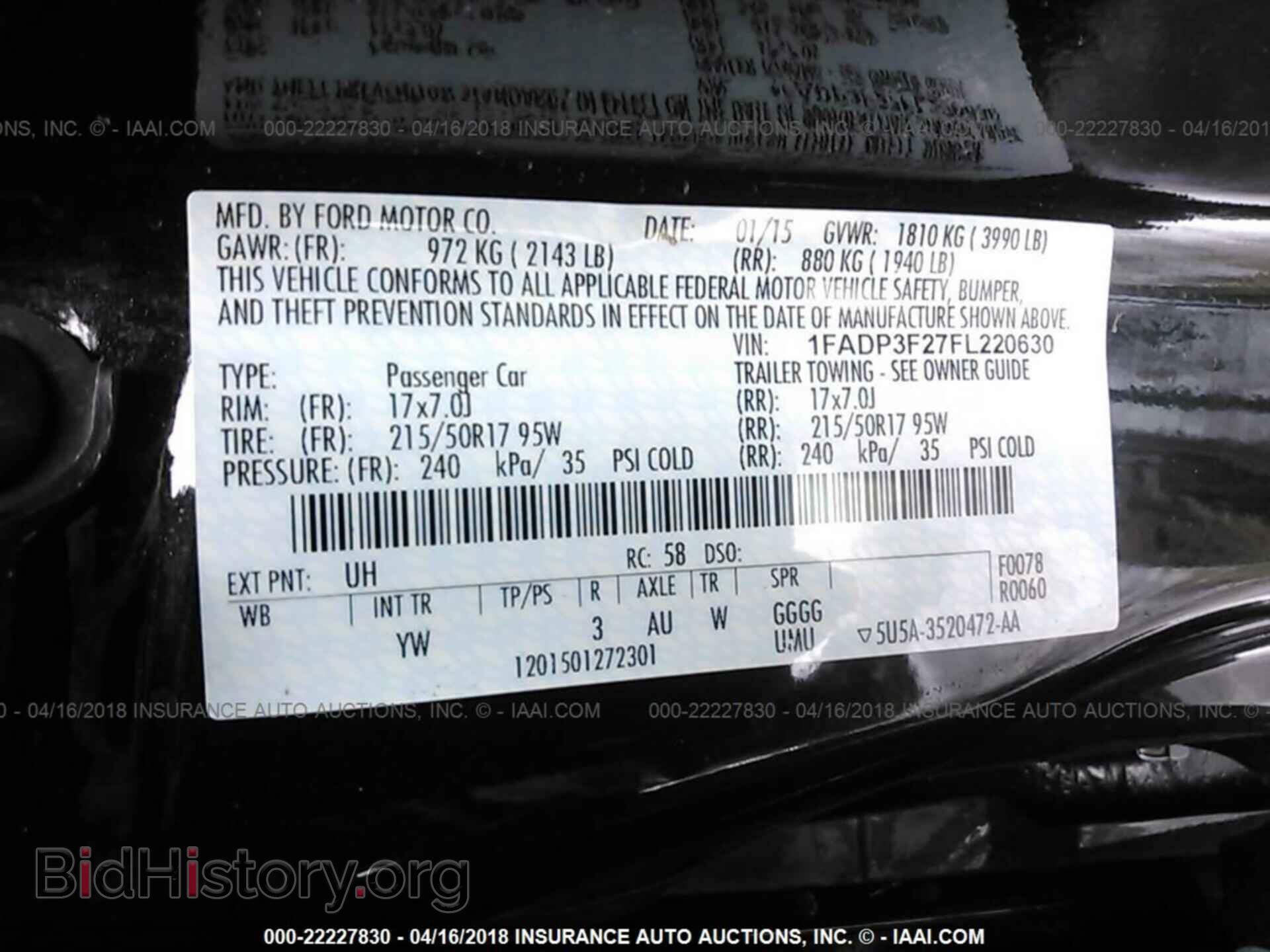 2015 Ford Focus - VIN: 1FADP3F27FL220630 - Photo 9