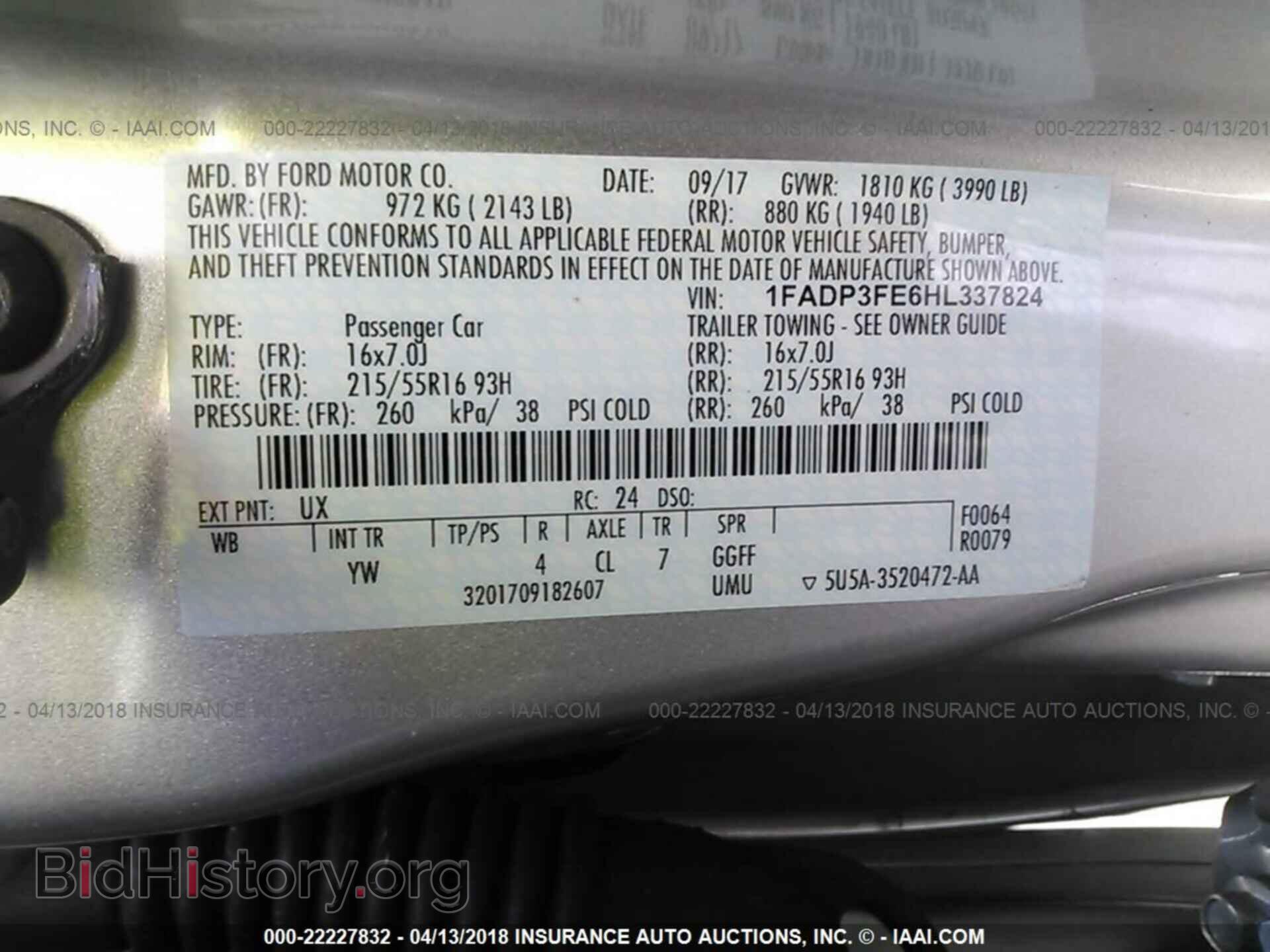 2017 Ford Focus - VIN: 1FADP3FE6HL337824 - Photo 9