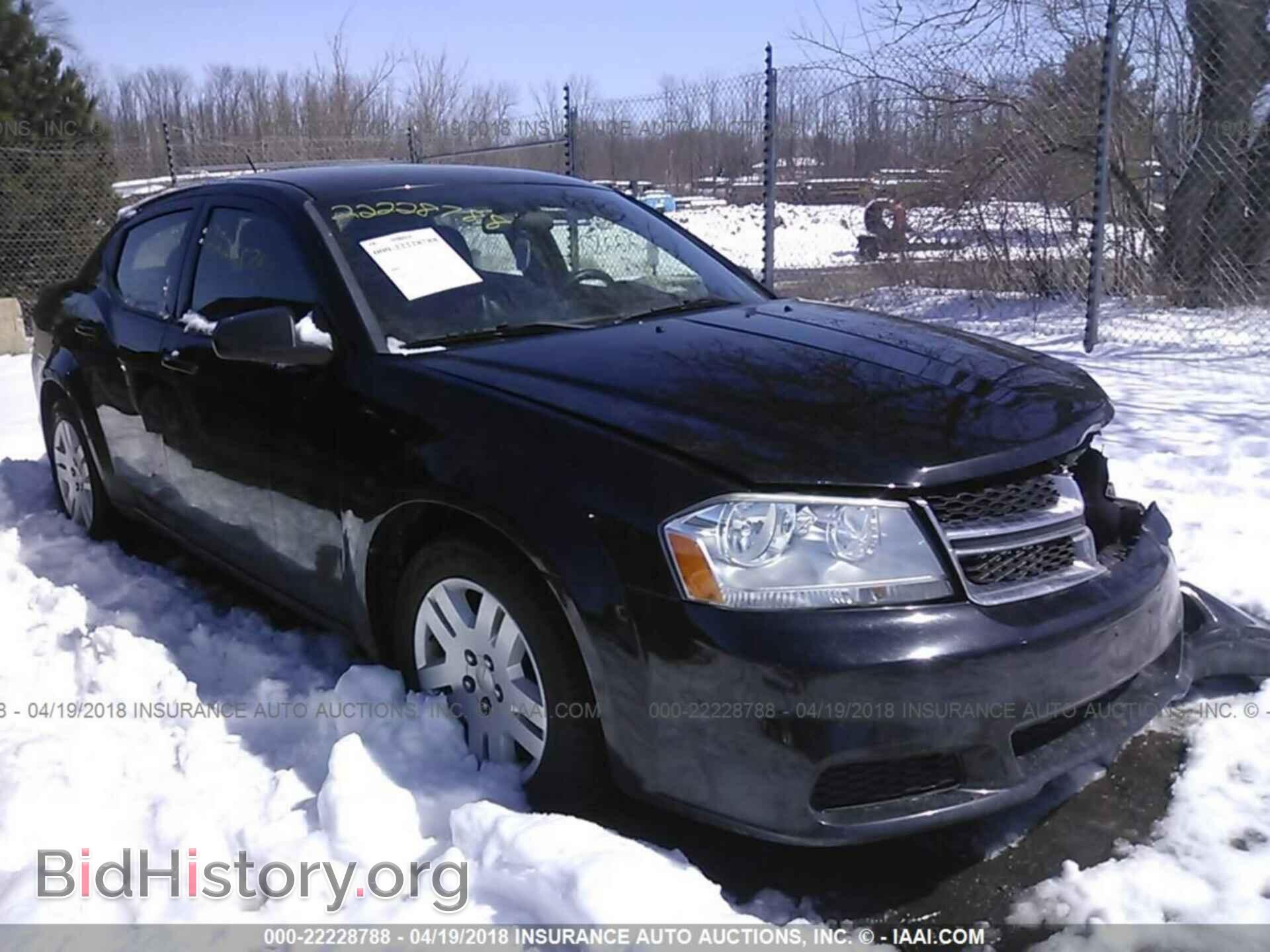 Фотография 1C3CDZAB2DN582735 - Dodge Avenger 2013