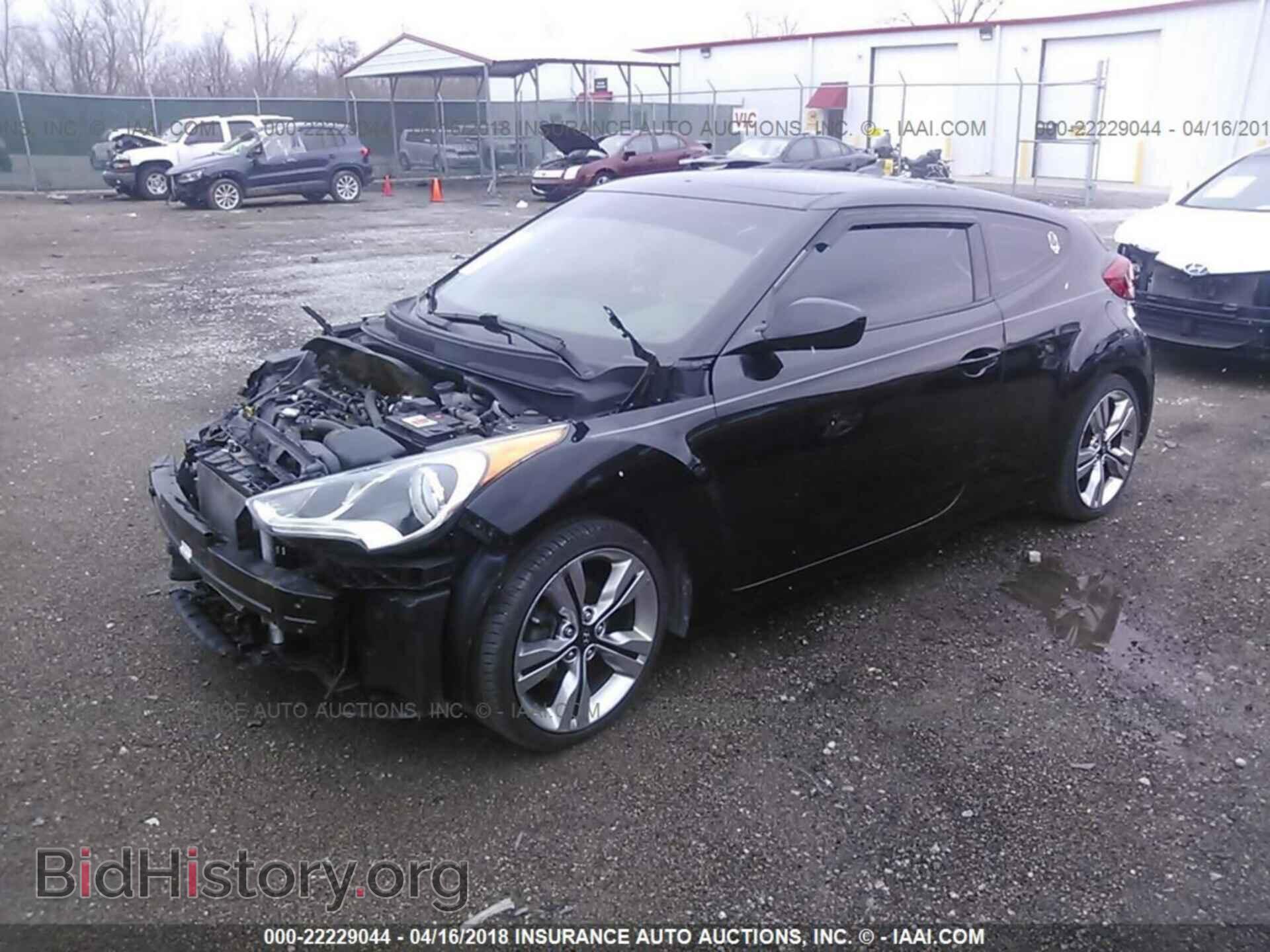 2013 HYUNDAI VELOSTER - VIN: KMHTC6AD1DU118366 - Фото 2