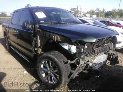 2015 Ford F150, зеленый — VIN 1FTEW1EG5FKD86816, IAAI