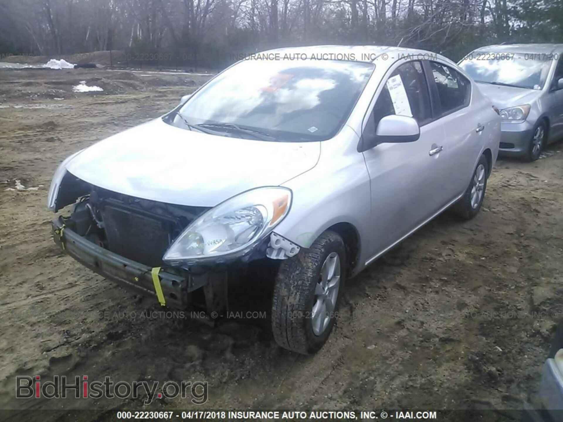 2012 Nissan Versa - VIN: 3N1CN7AP0CL803372 - Фото 2