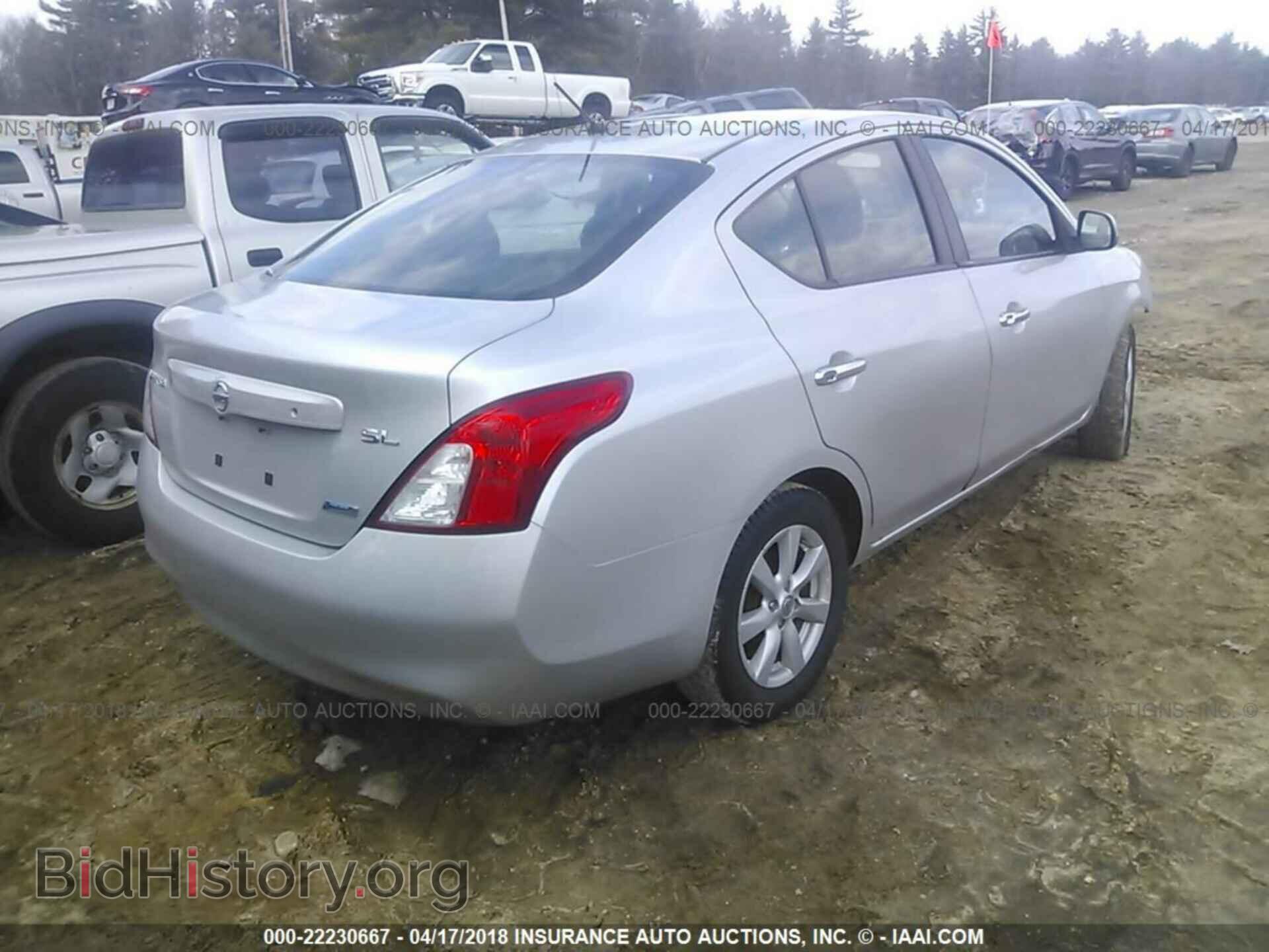 2012 Nissan Versa - VIN: 3N1CN7AP0CL803372 - Фото 4