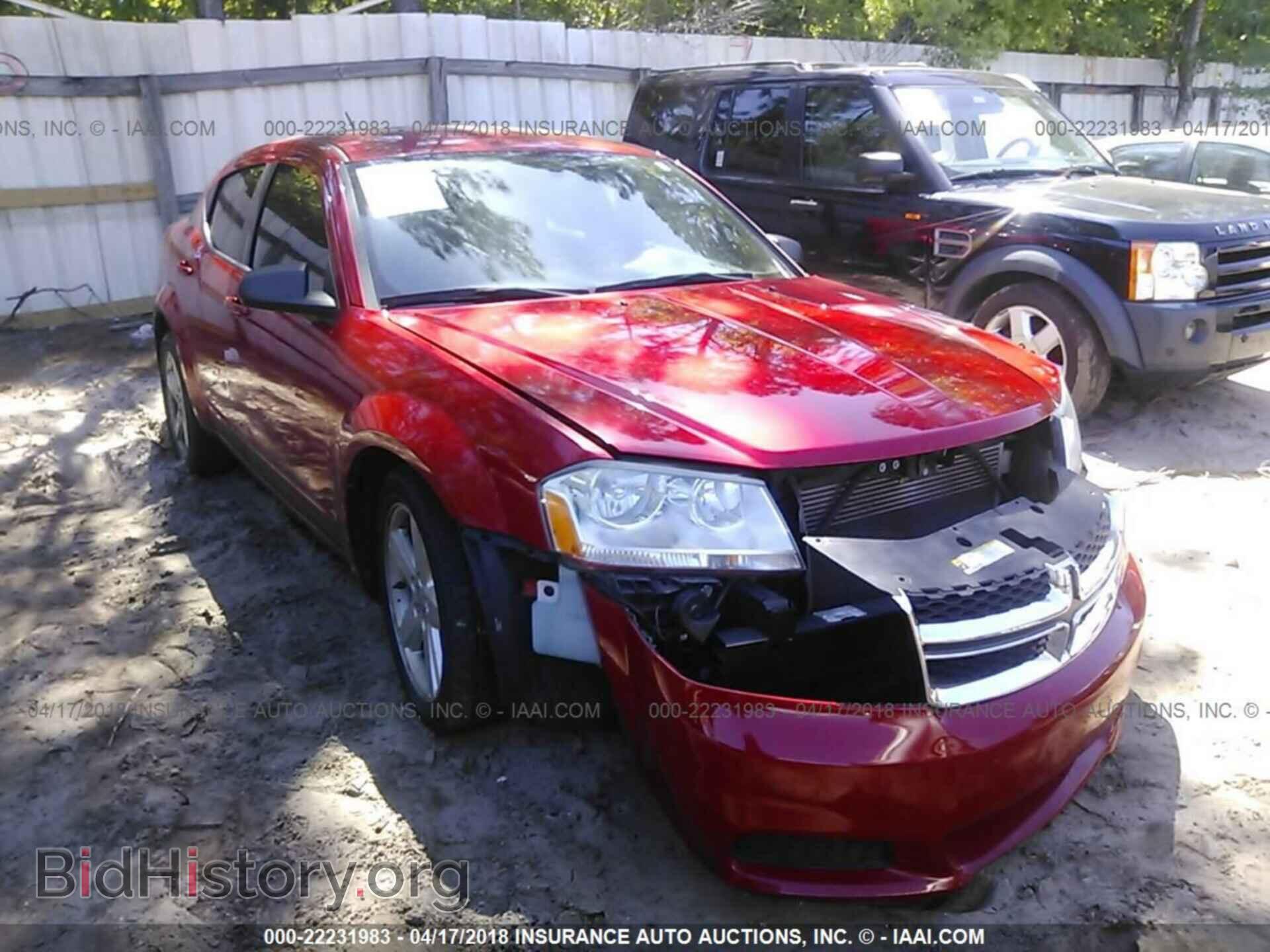 Photo 1C3CDZAB7DN741359 - Dodge Avenger 2013