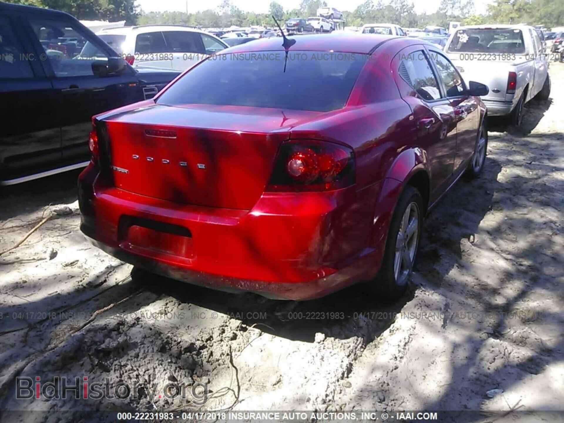 2013 Dodge Avenger - VIN: 1C3CDZAB7DN741359 - Фото 4