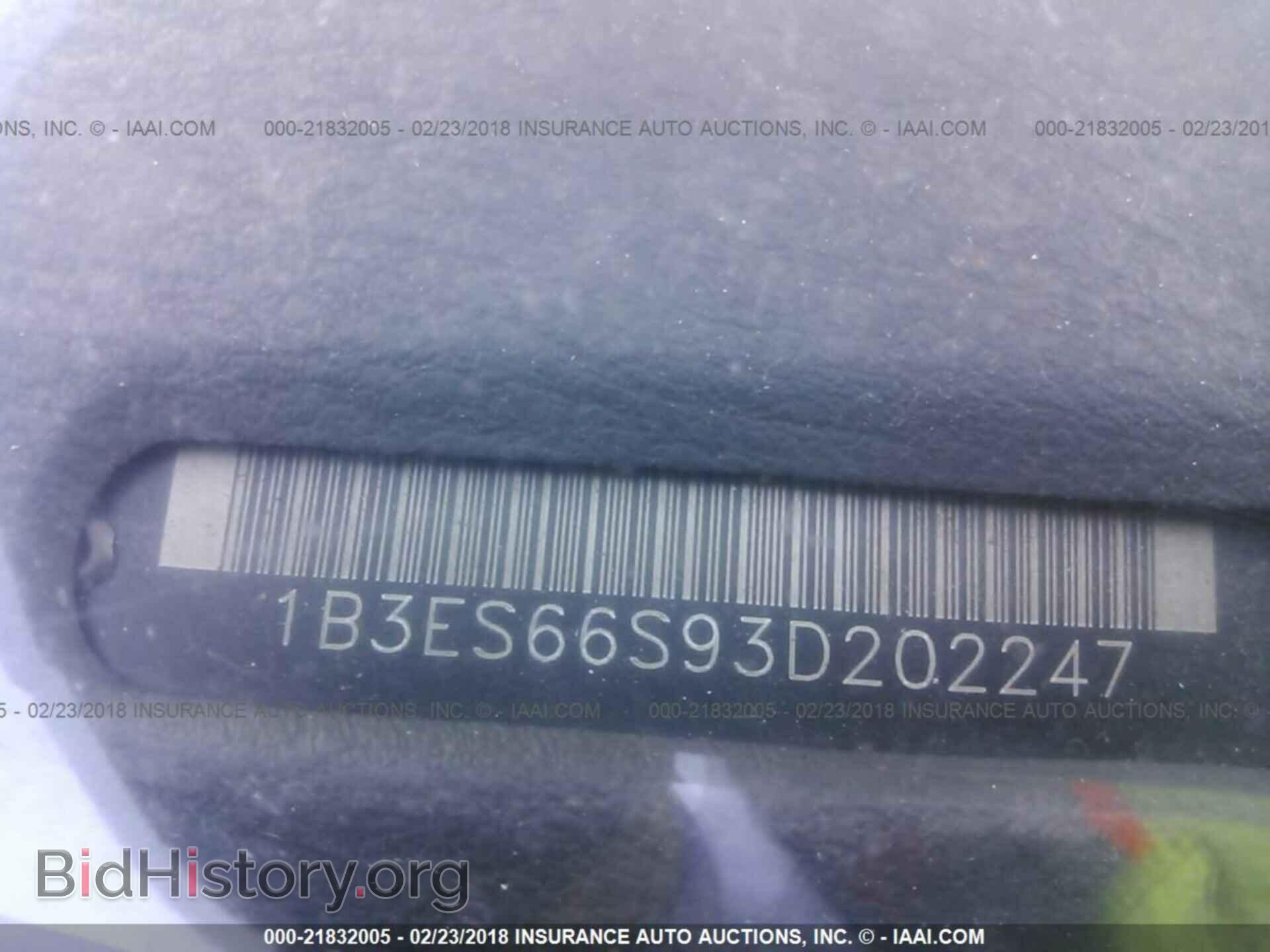 2003 DODGE NEON - VIN: 1B3ES66S93D202247 - Фото 9