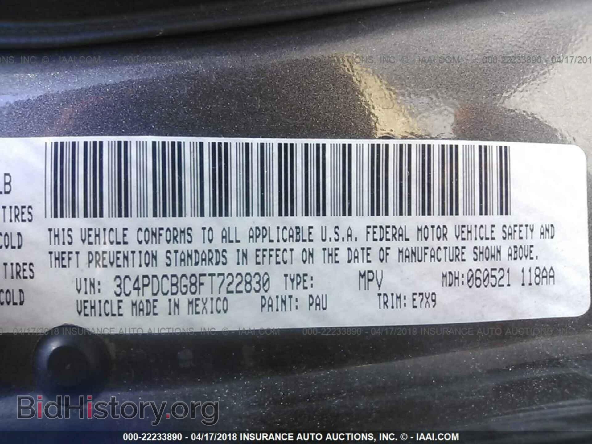 2015 Dodge Journey - VIN: 3C4PDCBG8FT722830 - Photo 9