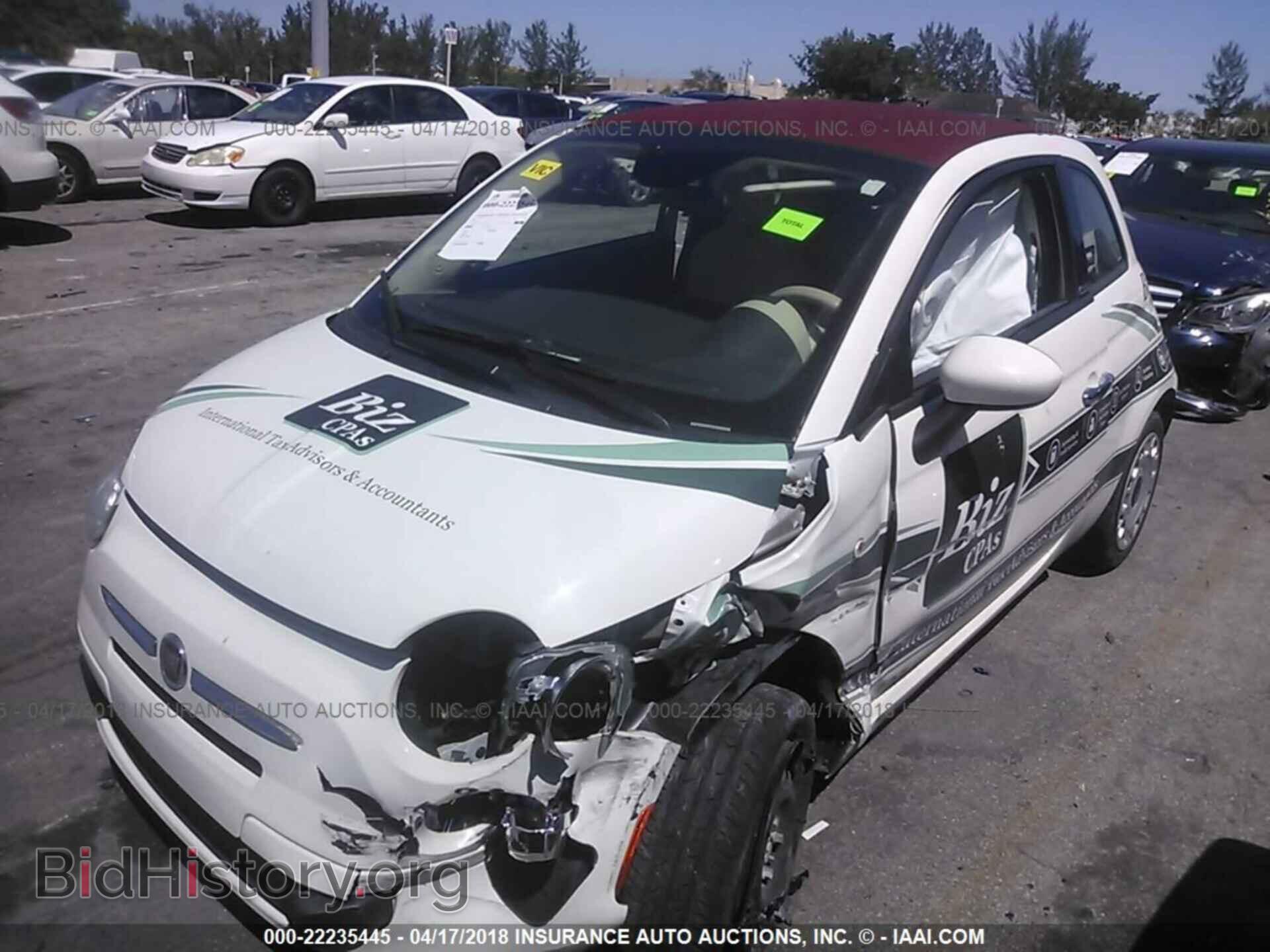 2015 Fiat 500 - VIN: 3C3CFFDR2FT642839 - Photo 2