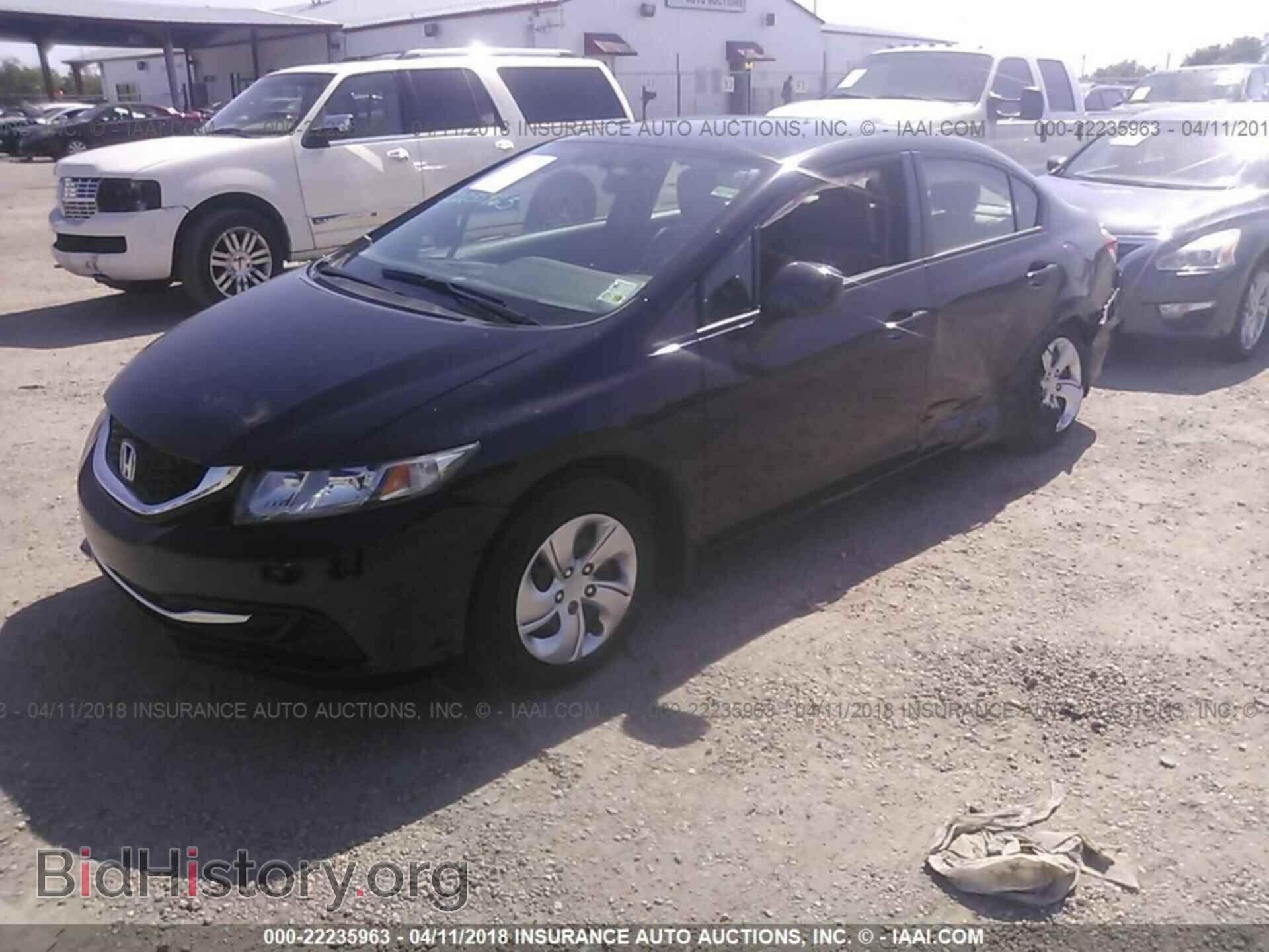 2013 Honda Civic - VIN: 2HGFB2F52DH513076 - Фото 2