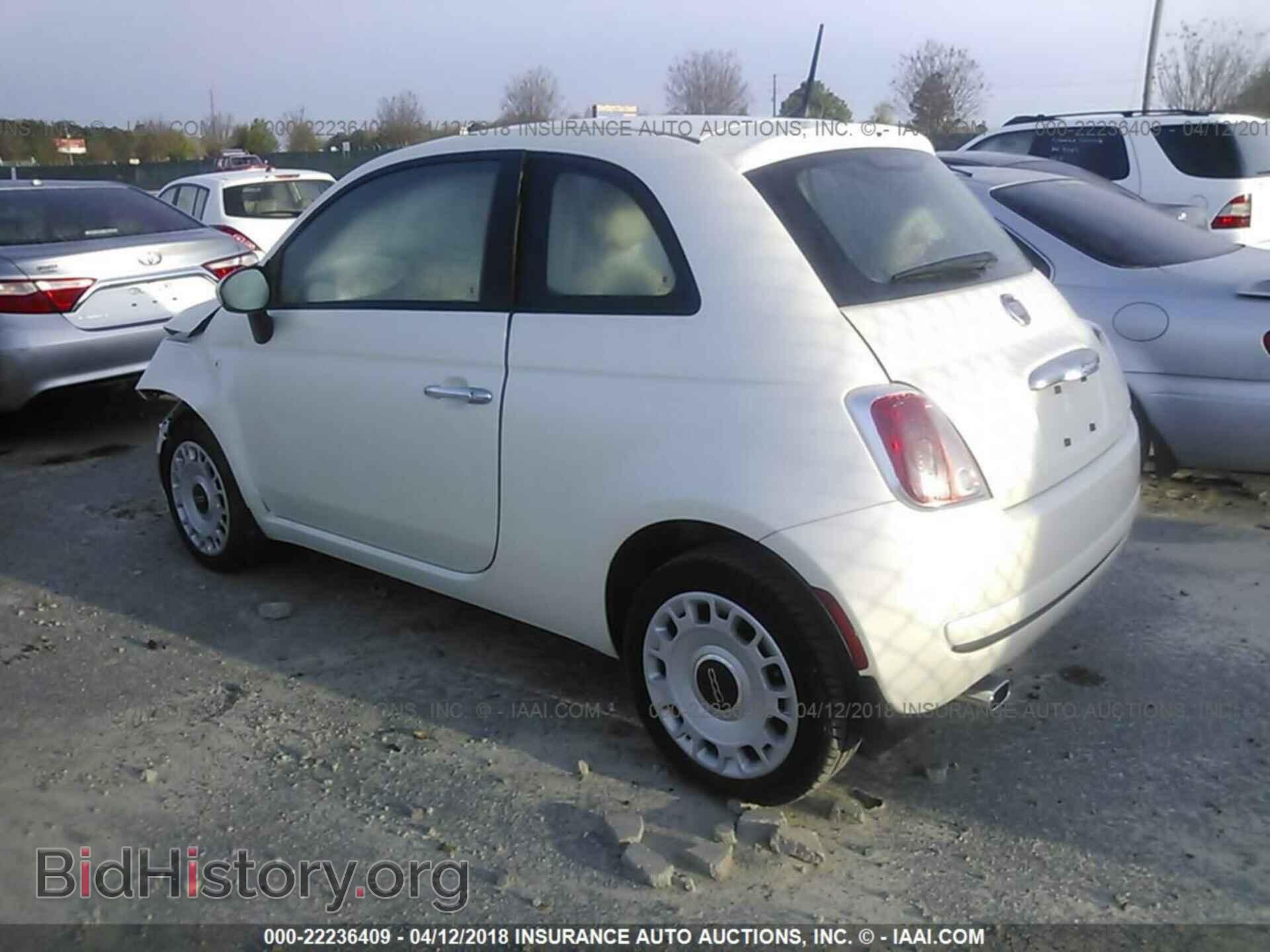 2012 Fiat 500 - VIN: 3C3CFFARXCT370749 - Фото 3