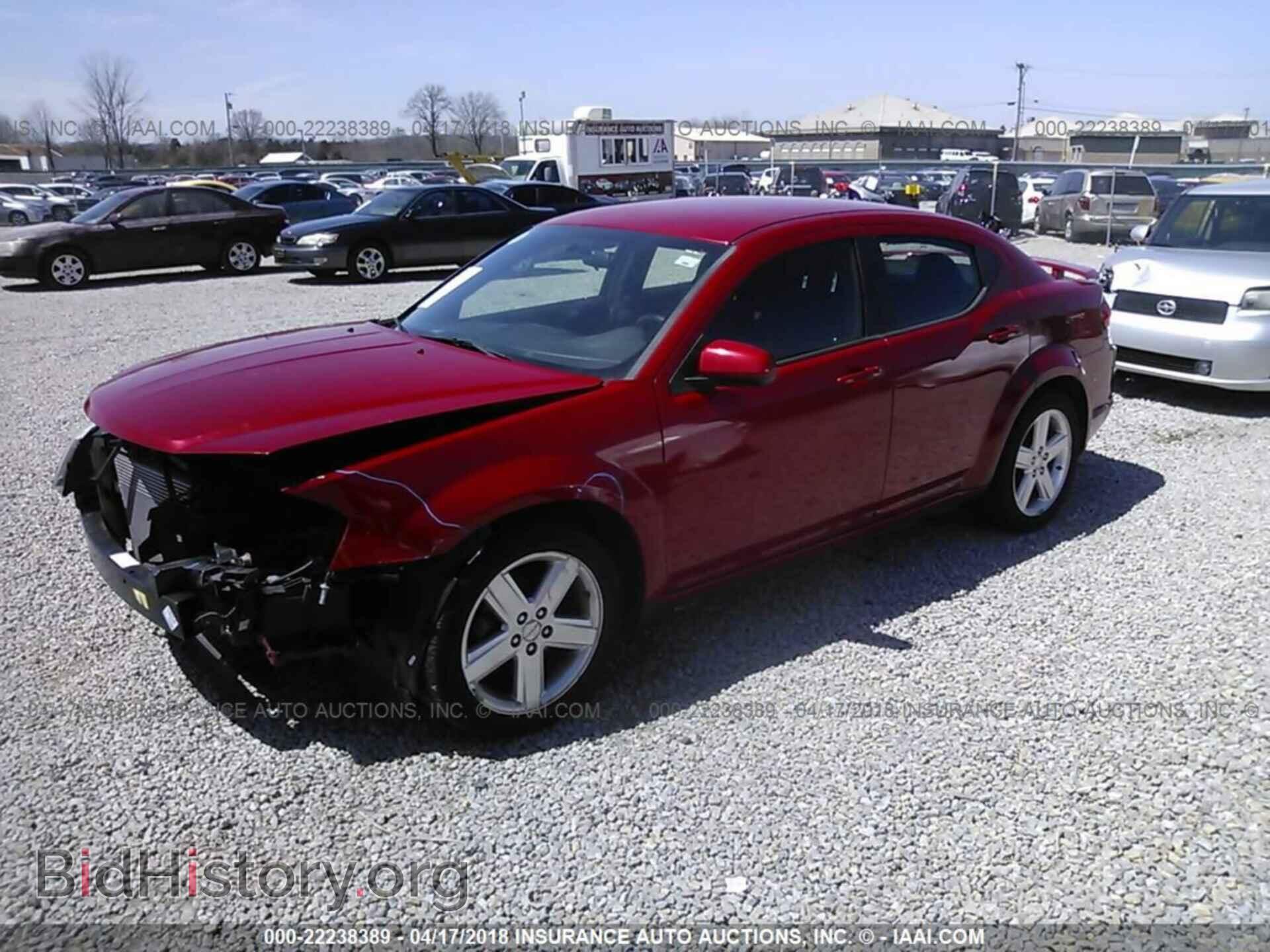 2012 Dodge Avenger - VIN: 1C3CDZCB5CN213718 - Фото 2