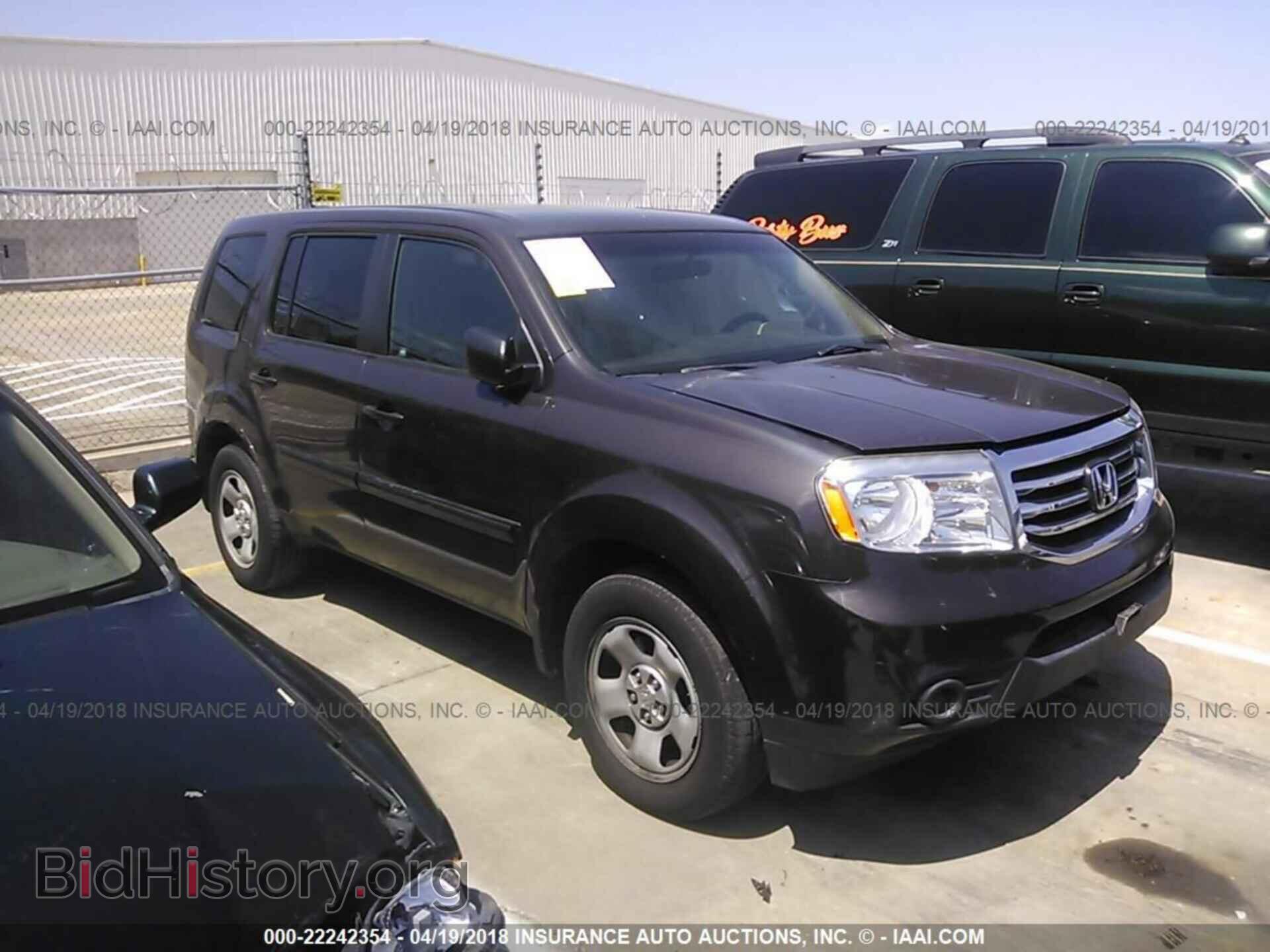 Фотография 5FNYF3H20CB008565 - Honda Pilot 2012