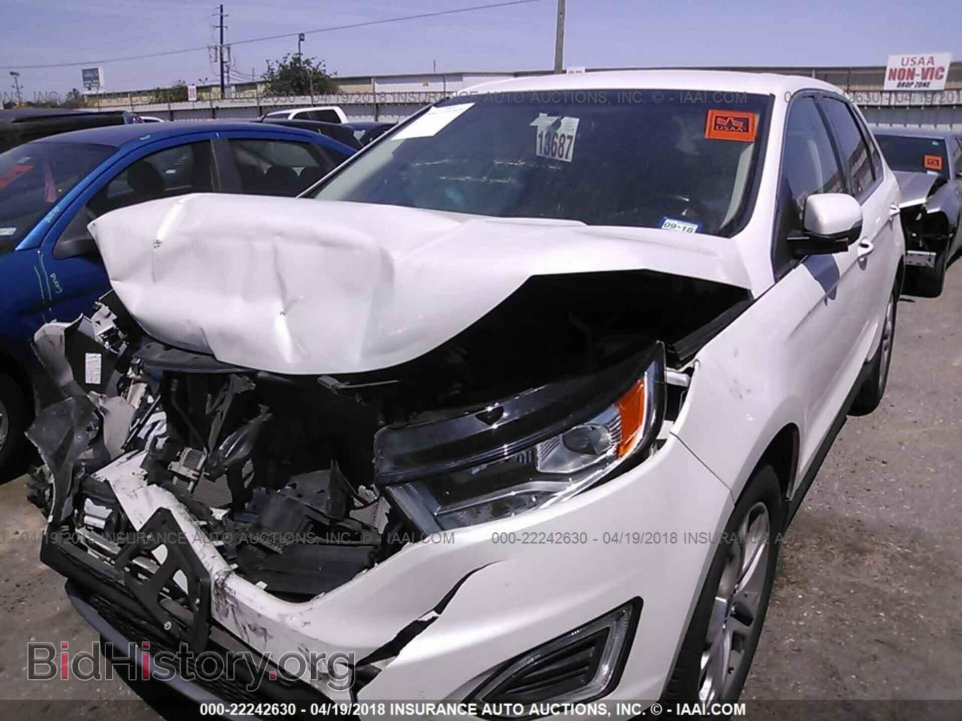 2015 Ford Edge - VIN: 2FMTK3K96FBB06928 - Фото 2