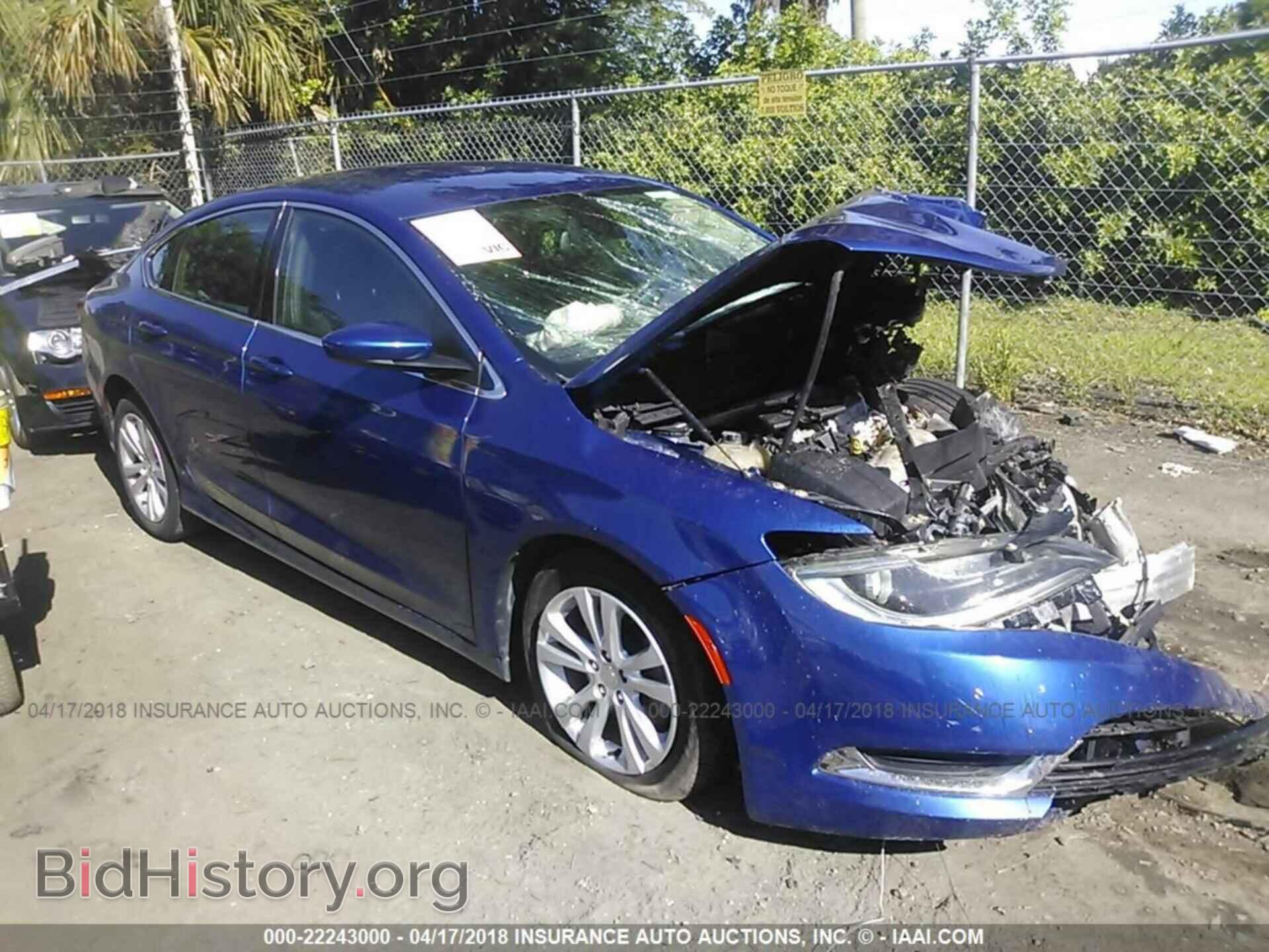 Фотография 1C3CCCAB9GN140894 - Chrysler 200 2016