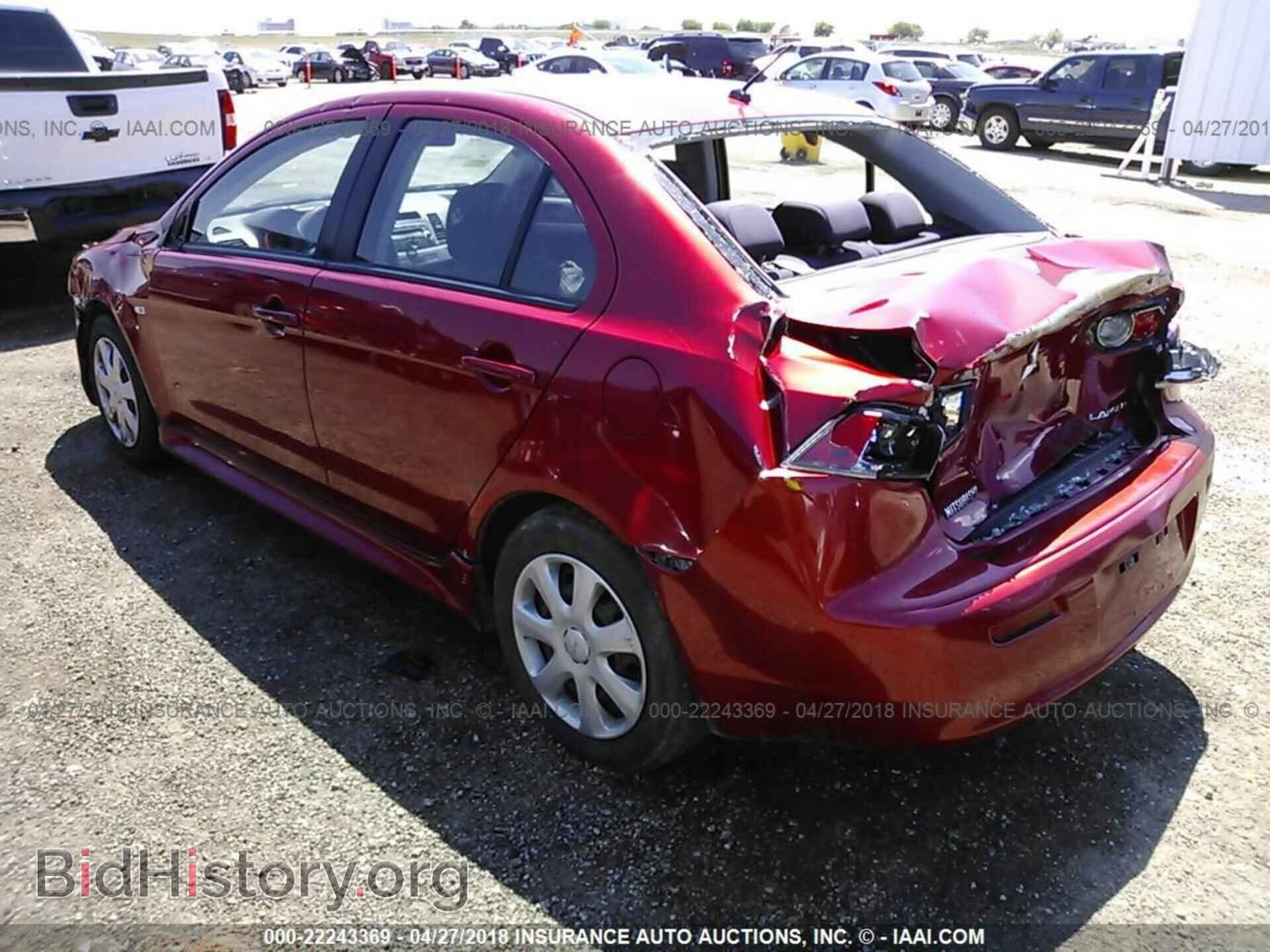 2013 Mitsubishi Lancer - VIN: JA32U2FU2DU017852 - Фото 3