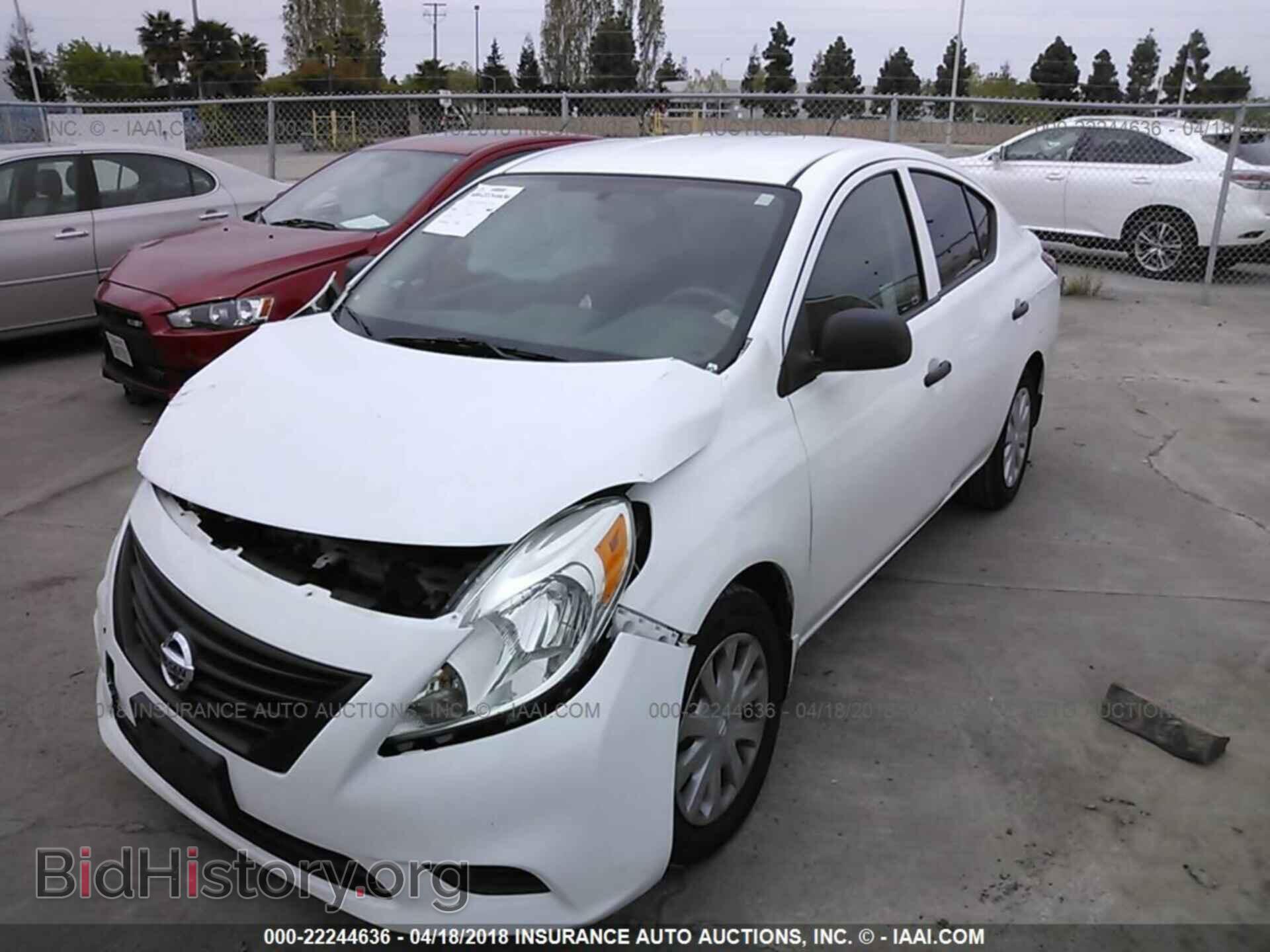 2014 Nissan Versa - VIN: 3N1CN7AP4EL845286 - Фото 2