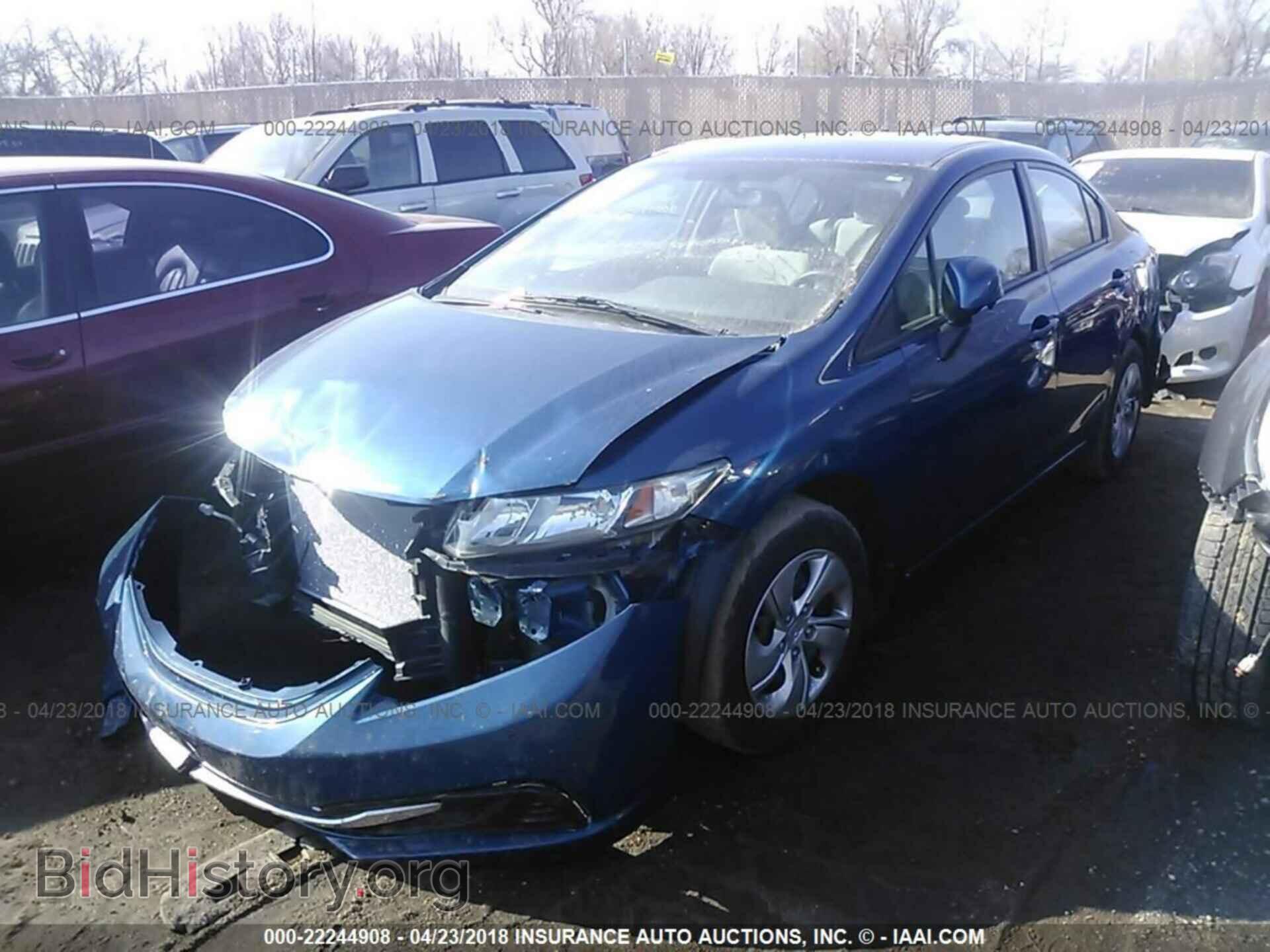 2013 Honda Civic - VIN: 19XFB2F57DE086827 - Фото 2