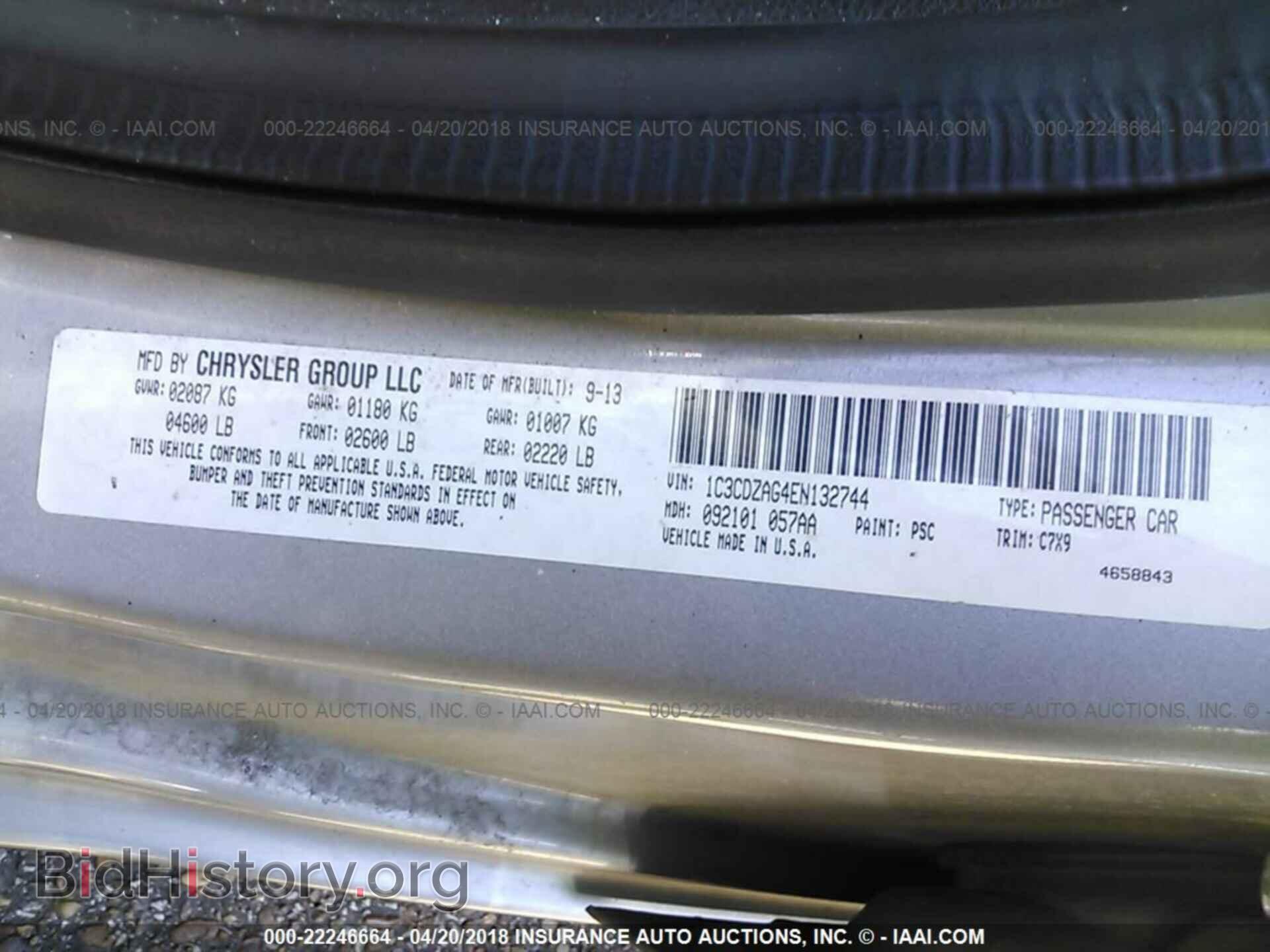 2014 Dodge Avenger - VIN: 1C3CDZAG4EN132744 - Photo 9