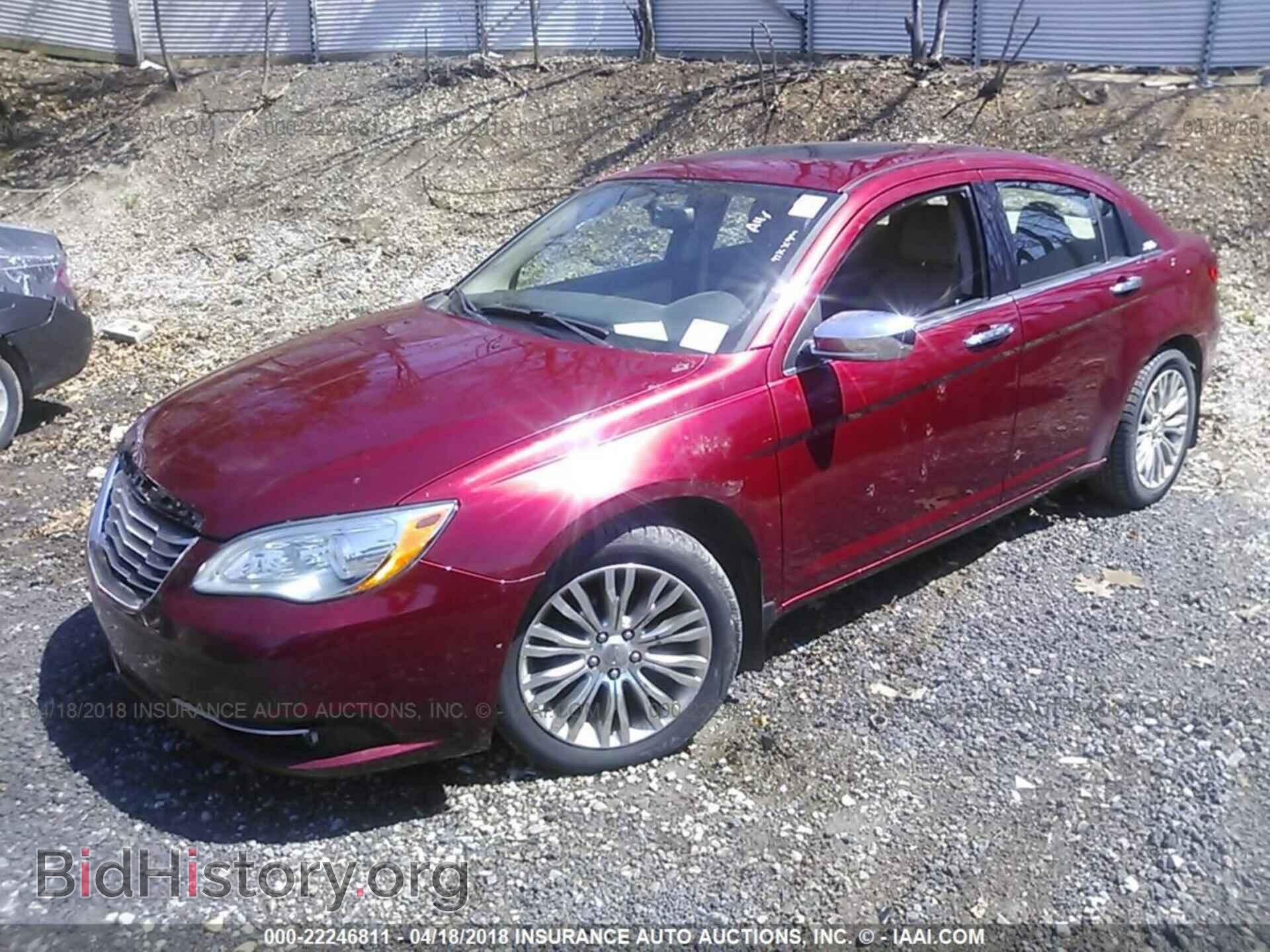 2012 Chrysler 200 - VIN: 1C3CCBCB1CN308254 - Photo 2