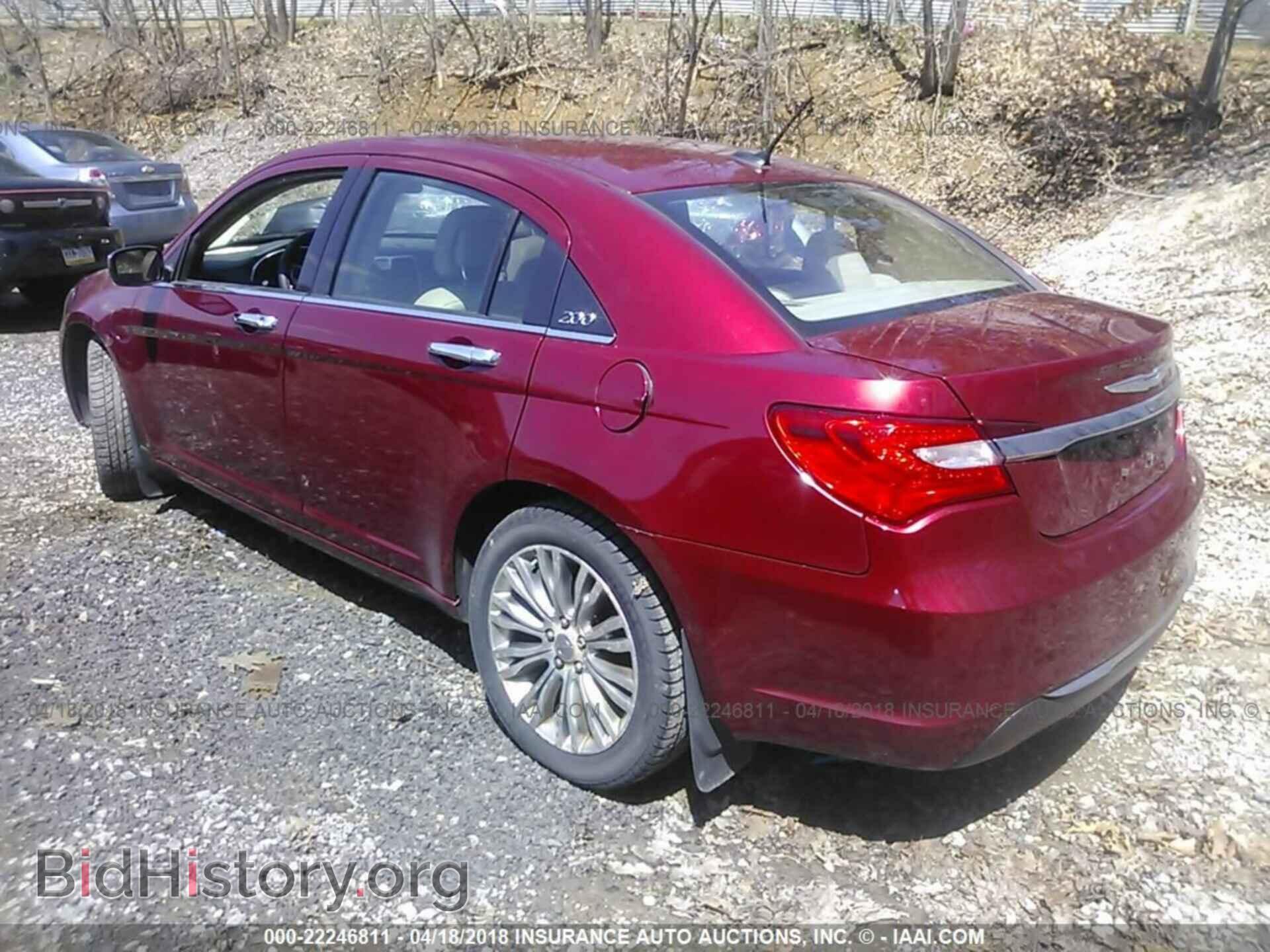 2012 Chrysler 200 - VIN: 1C3CCBCB1CN308254 - Photo 3