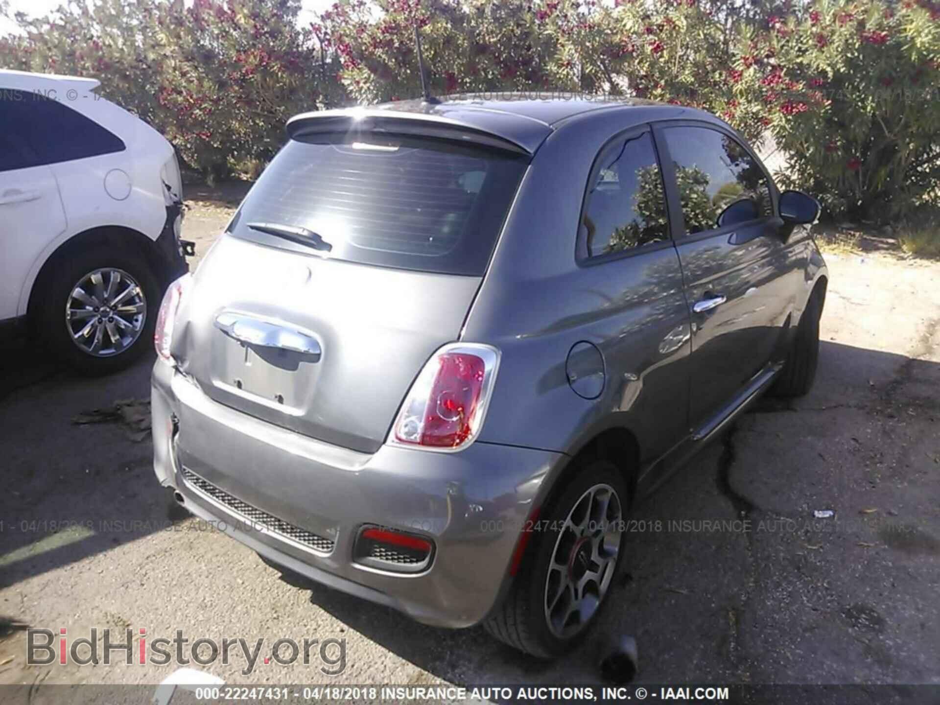2012 Fiat 500 - VIN: 3C3CFFBR2CT296161 - Фото 4