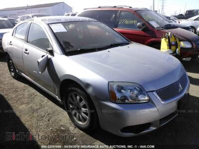 2012 Mitsubishi GALANT, silver — VIN 4A32B2FF0CE006265, IAAI