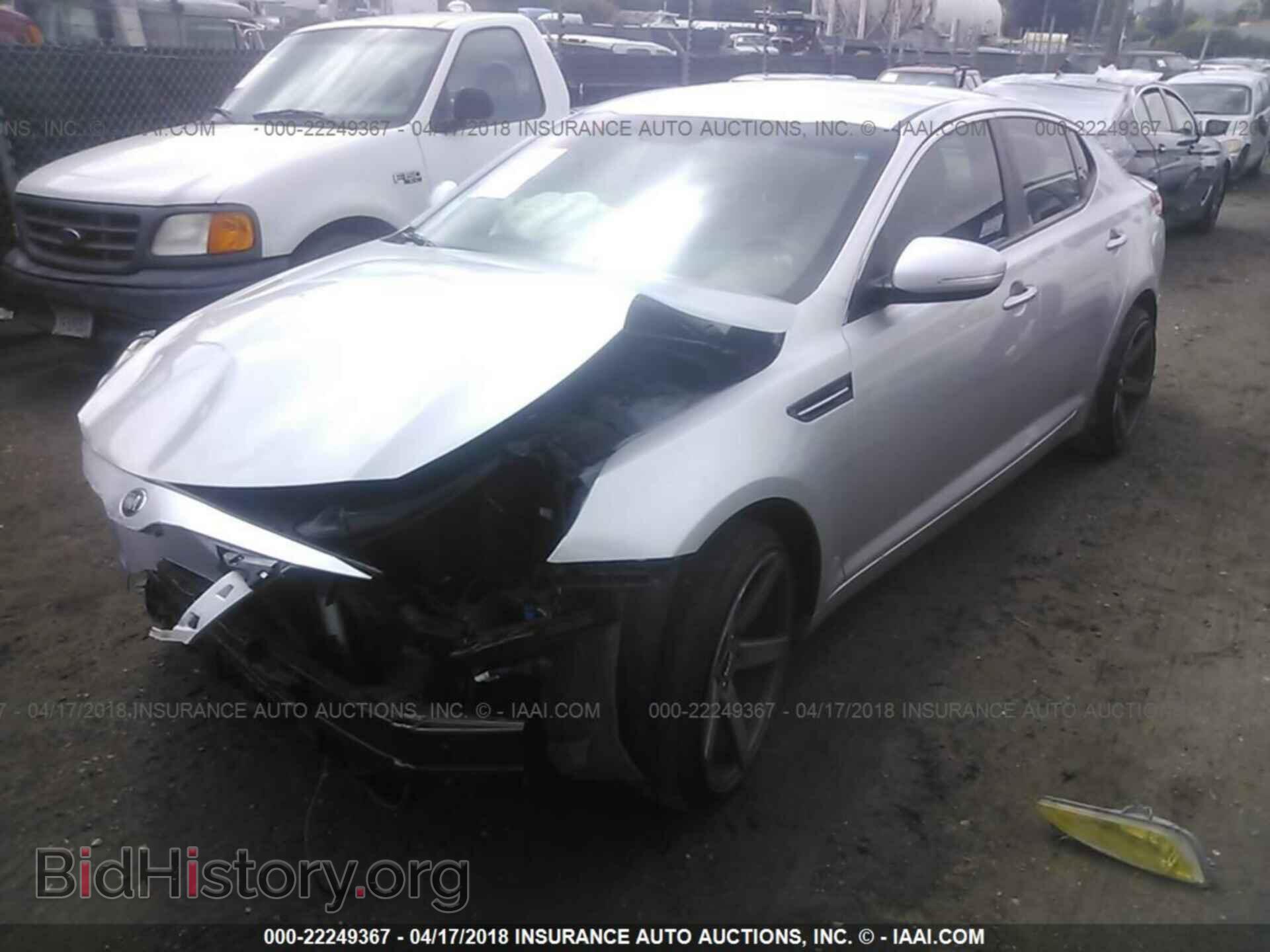 2013 Kia Optima - VIN: KNAGM4A75D5322001 - Фото 2