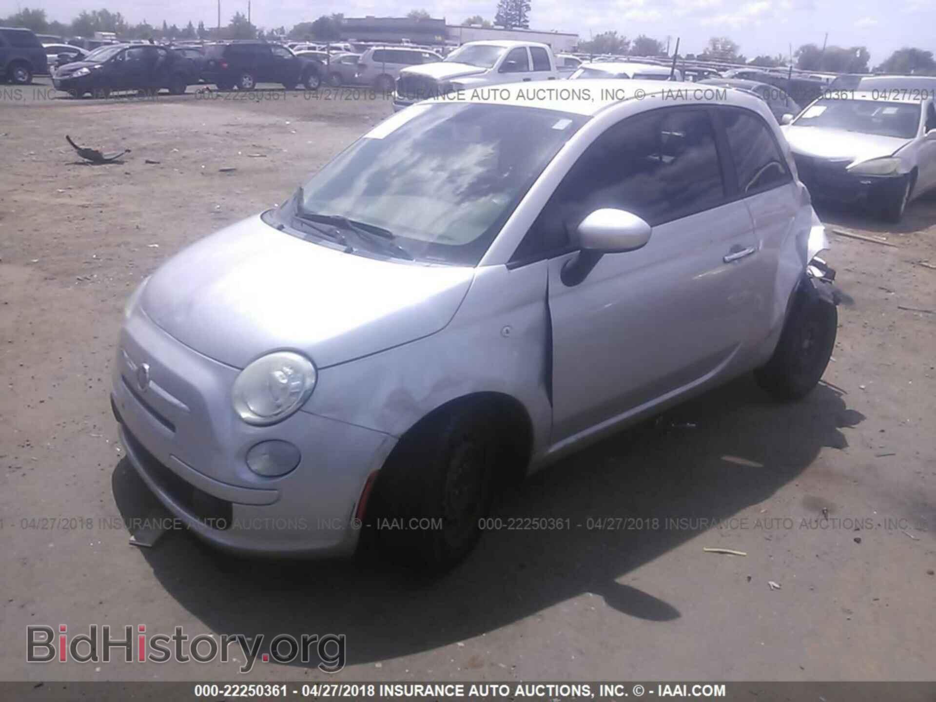 2012 Fiat 500 - VIN: 3C3CFFAR8CT212569 - Фото 2