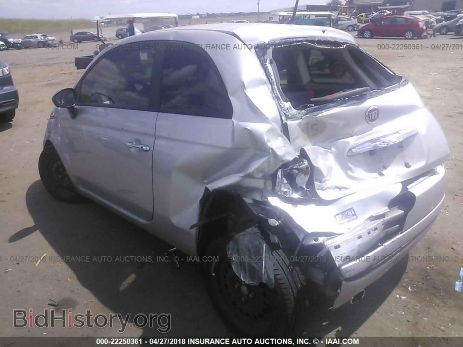 2012 Fiat 500 - VIN: 3C3CFFAR8CT212569 - Фото 3