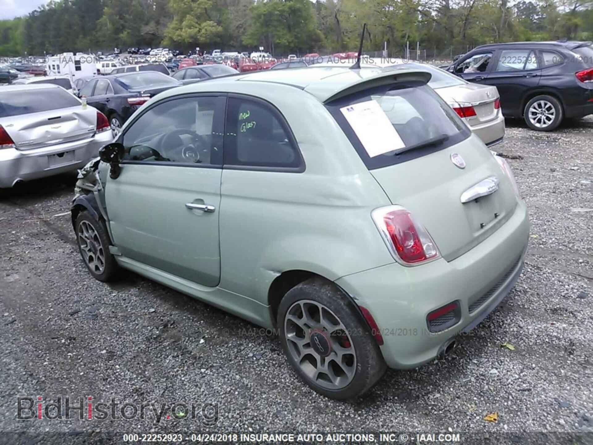 2012 Fiat 500 - VIN: 3C3CFFBR7CT347833 - Фото 3
