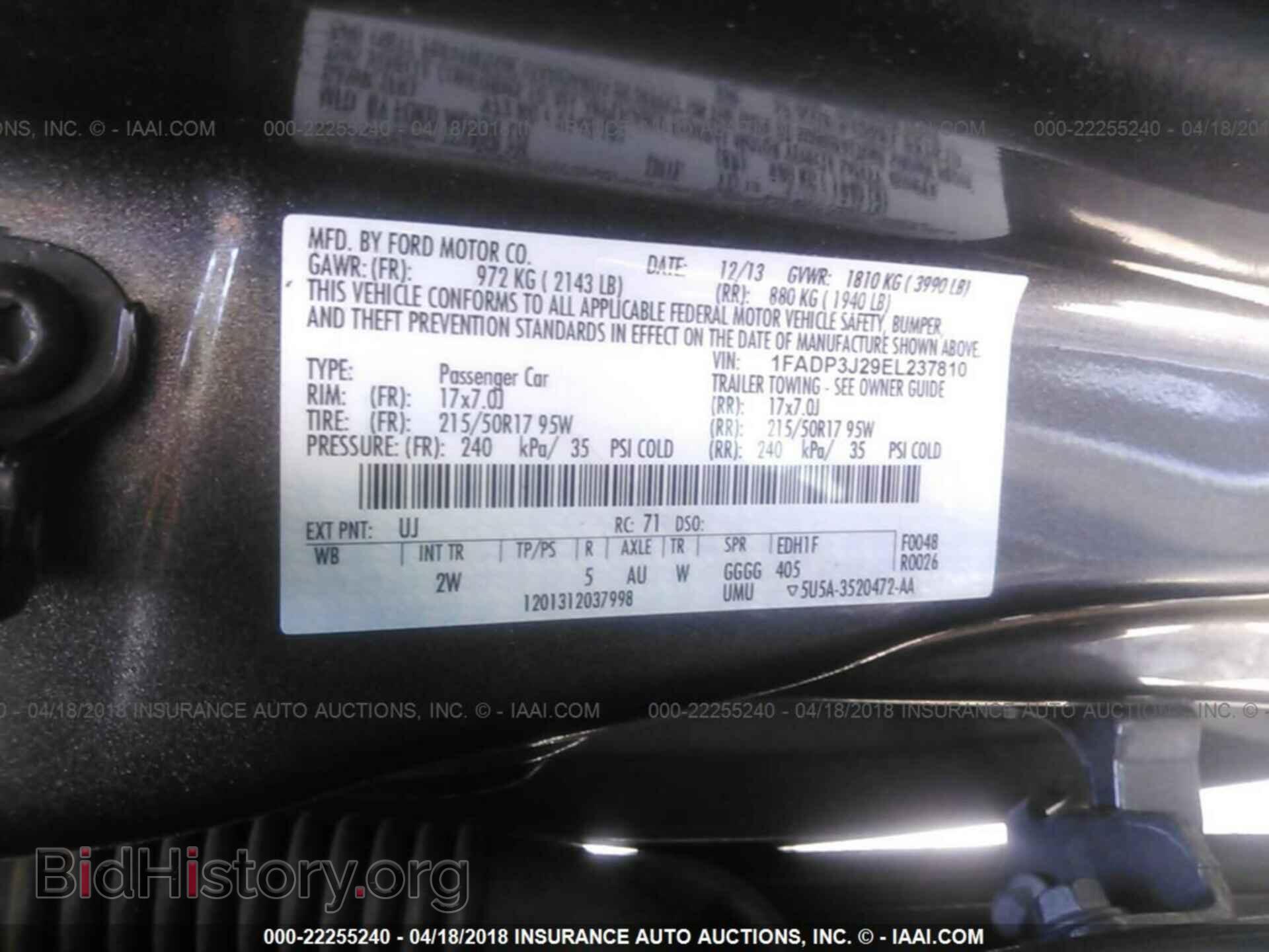 2014 Ford Focus - VIN: 1FADP3J29EL237810 - Photo 9