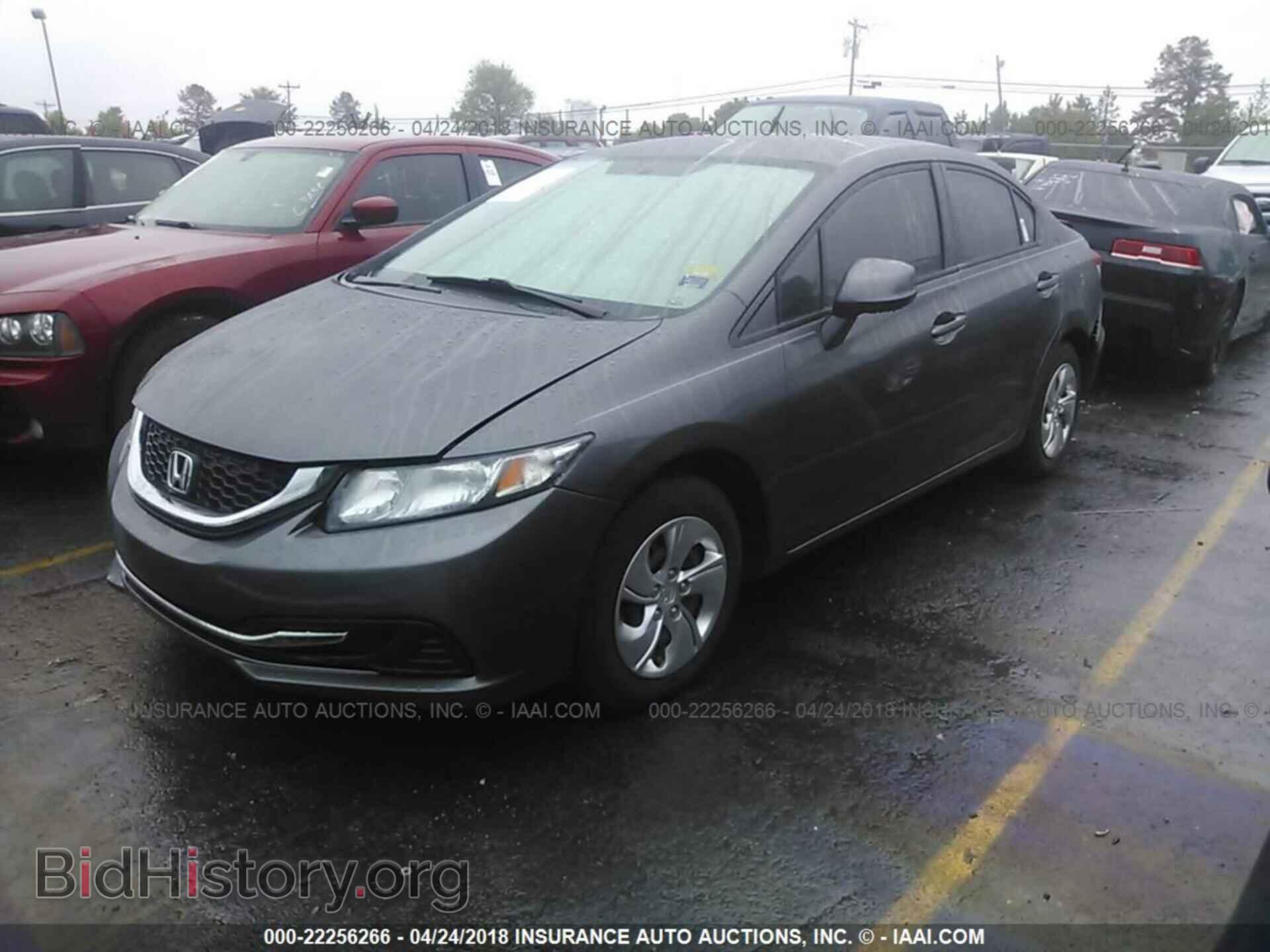 2013 Honda Civic - VIN: 2HGFB2F52DH595696 - Фото 2