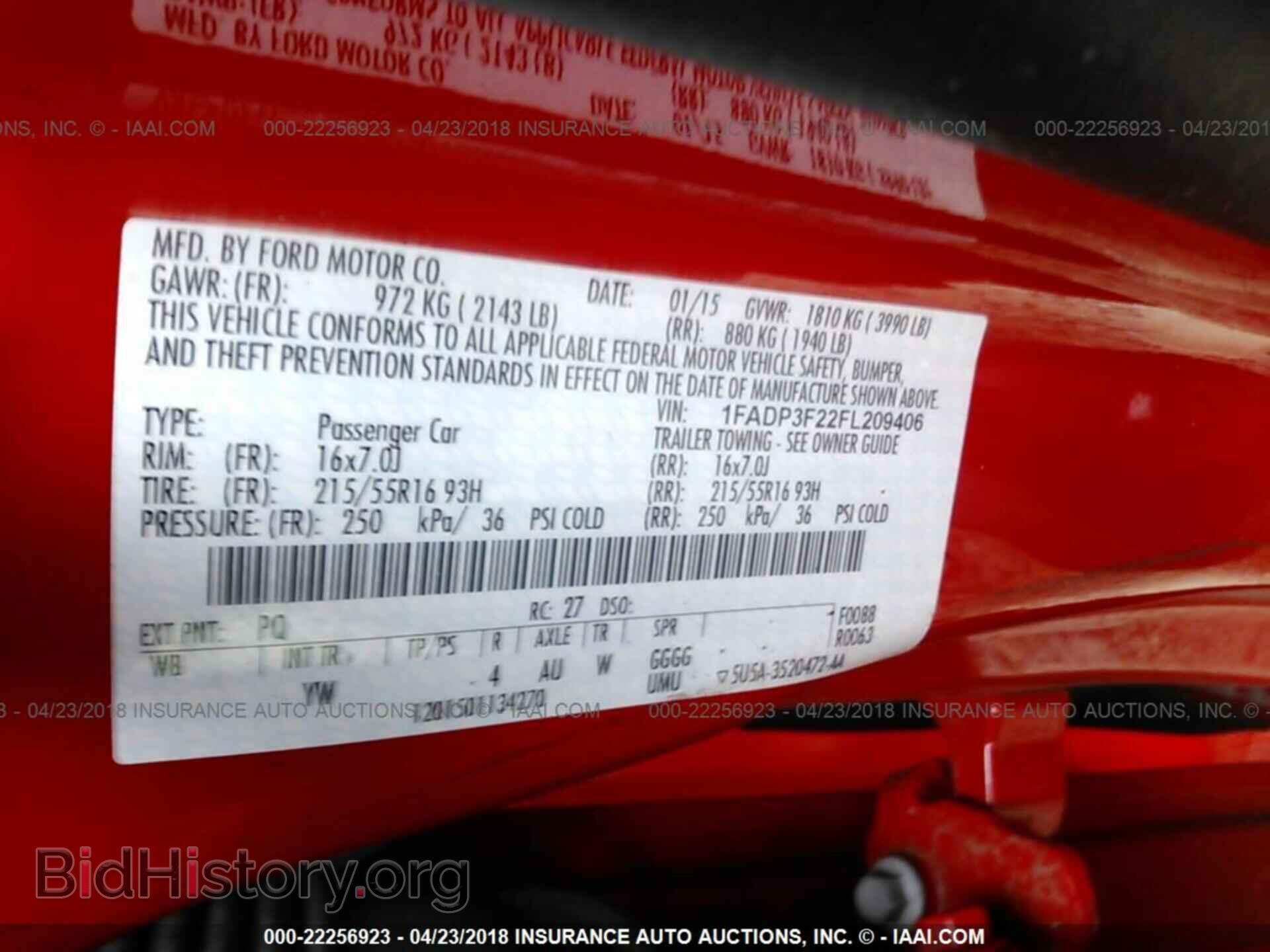 2015 Ford Focus - VIN: 1FADP3F22FL209406 - Photo 9