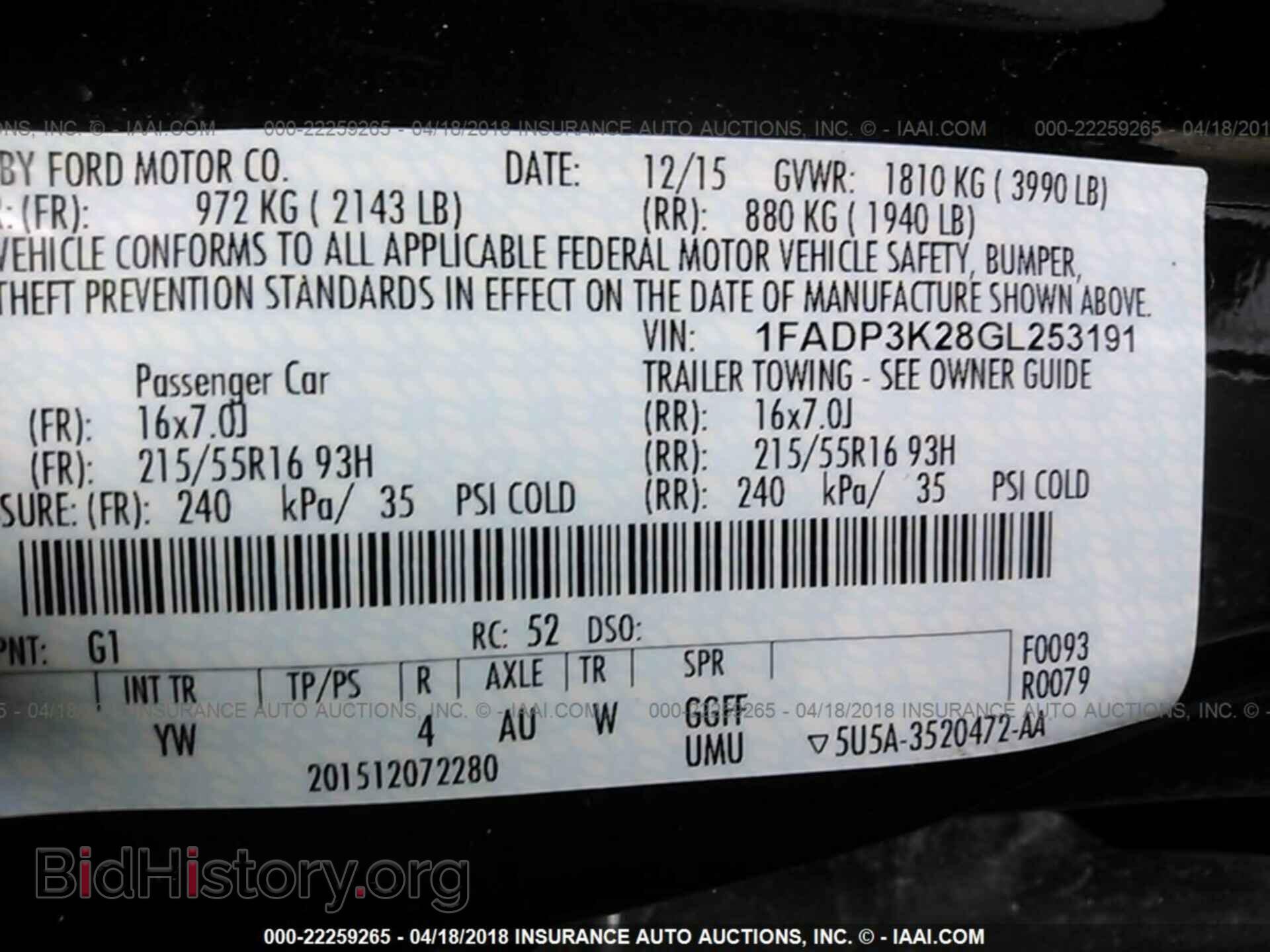 2016 Ford Focus - VIN: 1FADP3K28GL253191 - Photo 9