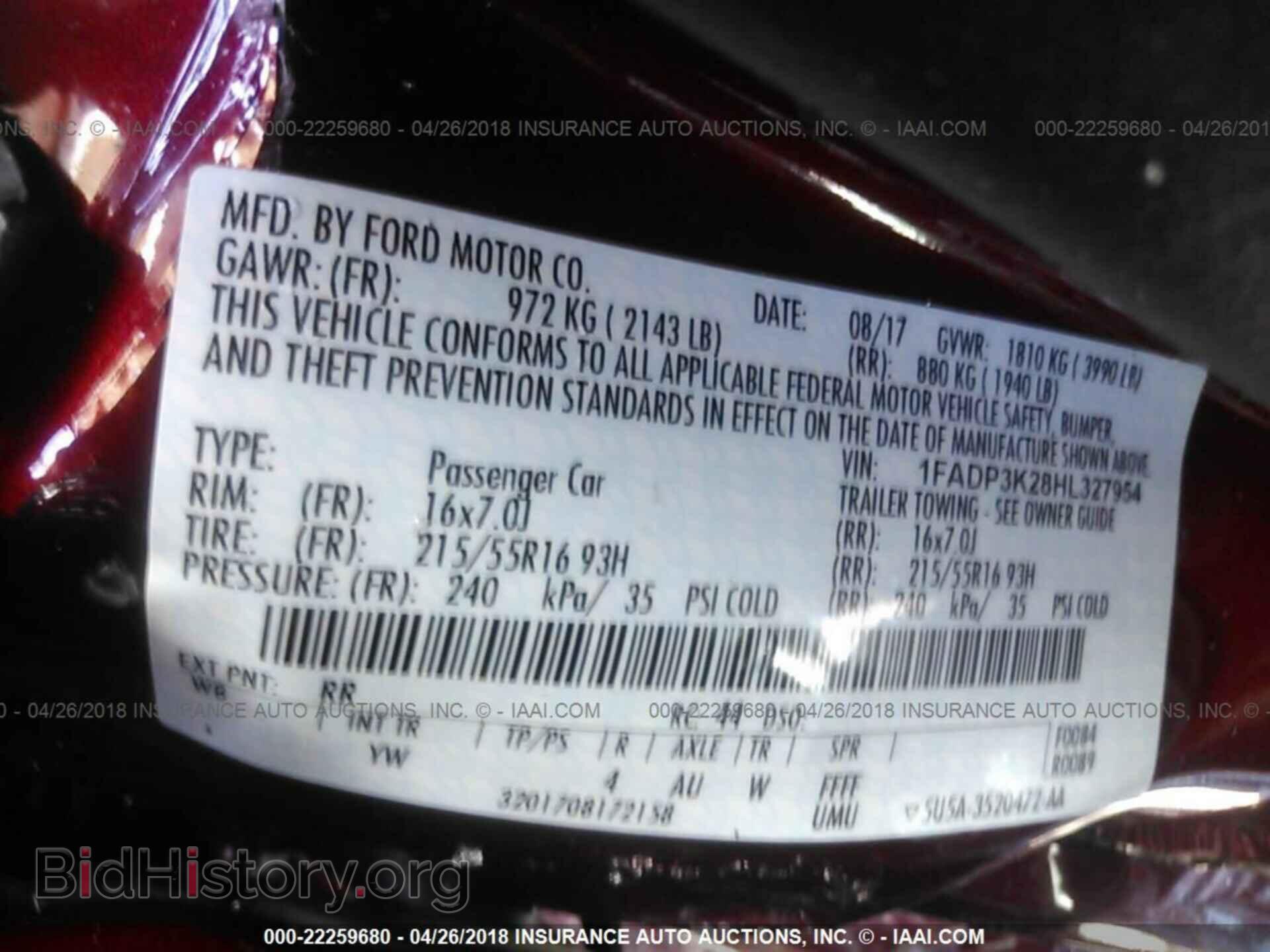 2017 Ford Focus - VIN: 1FADP3K28HL327954 - Photo 9