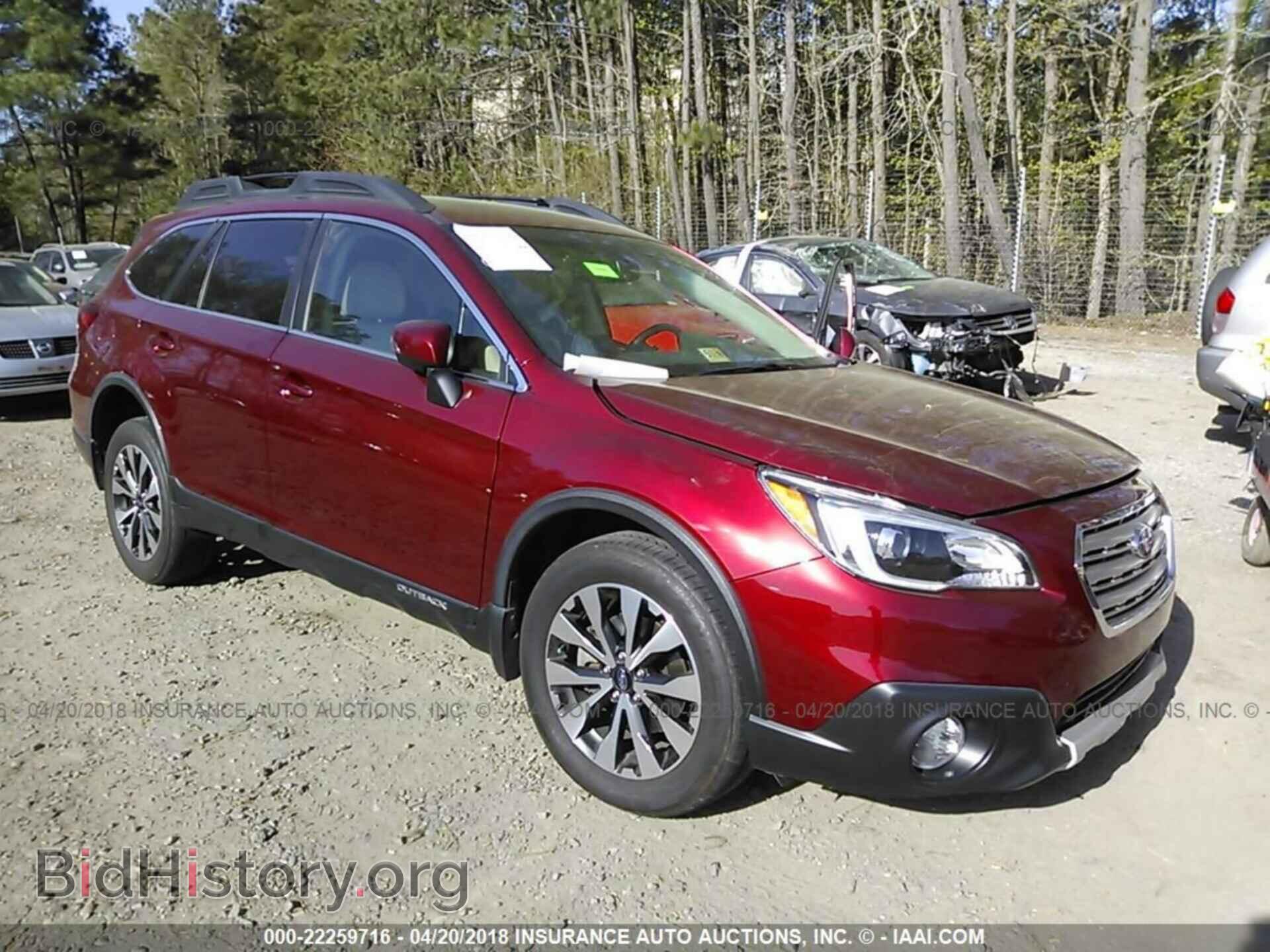 Photo 4S4BSBLC6F3332807 - Subaru Outback 2015