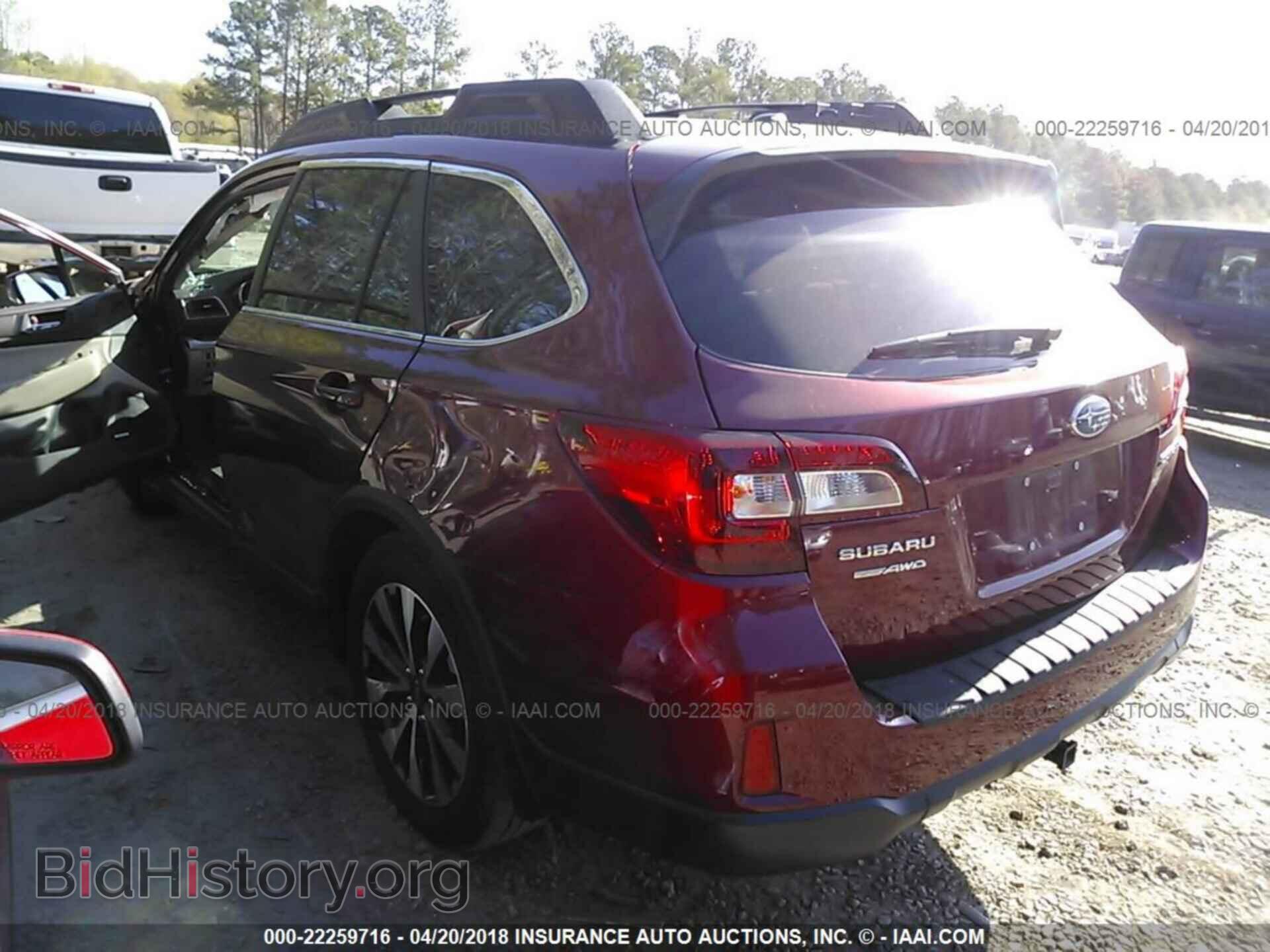 2015 Subaru Outback - VIN: 4S4BSBLC6F3332807 - Фото 3