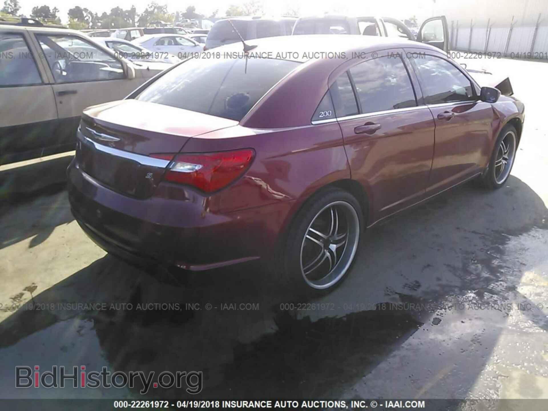 2013 Chrysler 200 - VIN: 1C3CCBBB6DN573500 - Фото 4