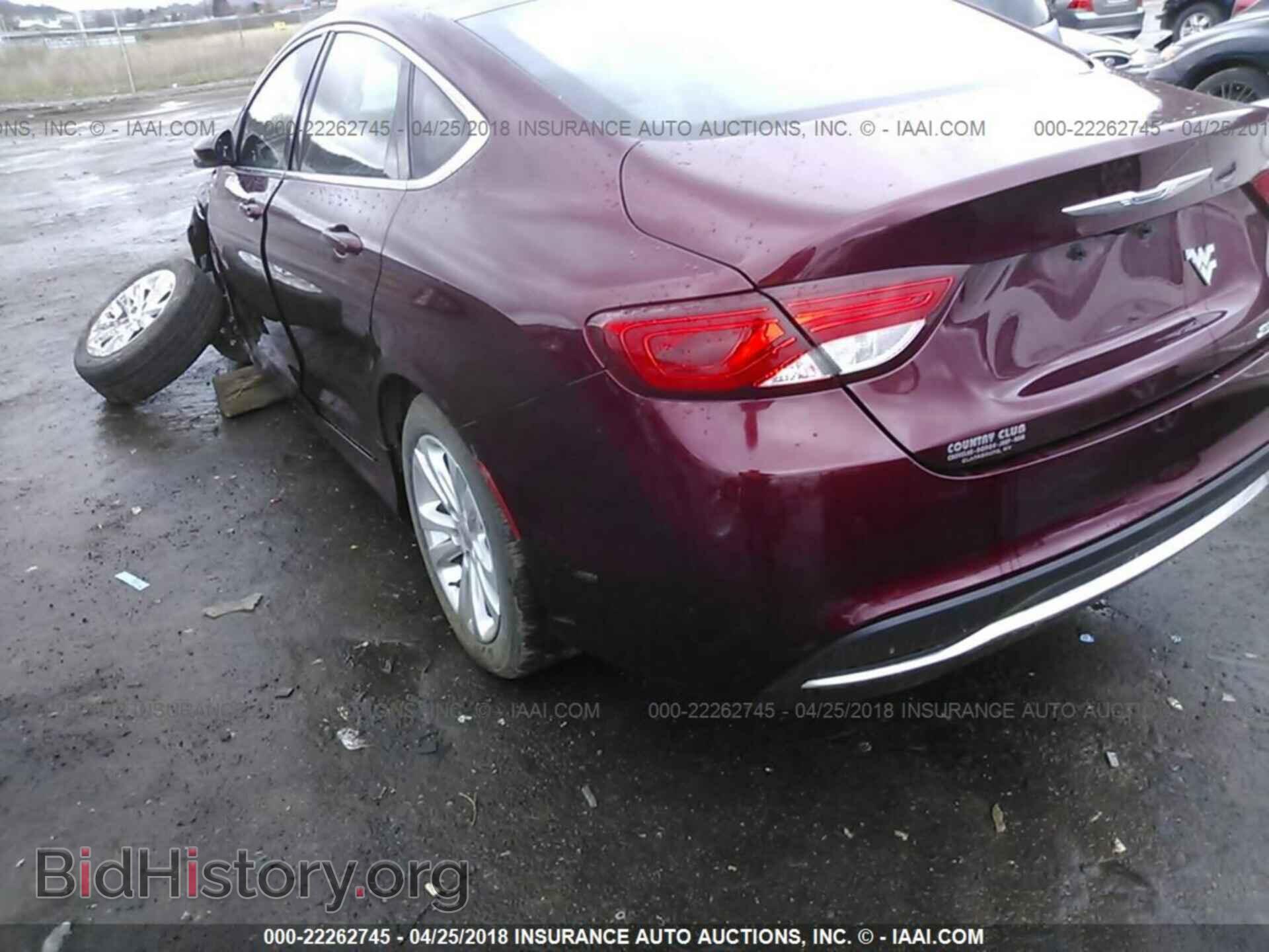 2015 Chrysler 200 - VIN: 1C3CCCAB8FN521179 - Photo 3